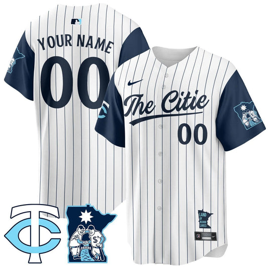 Custom Name/Gender Minnesota Twins City Connect Concept Jersey - All Stitched by Minnesota Twins
