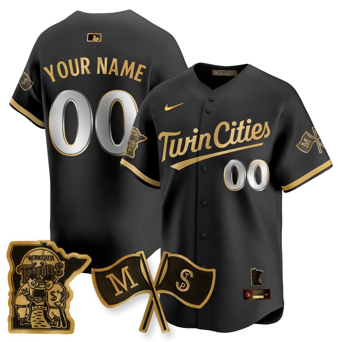 Custom Name/Gender Minnesota Twins Alternate Limited Jersey - All Stitched by Minnesota Twins