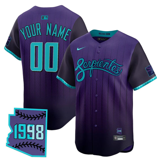 Arizona Diamondbacks 2025 City Connect Vapor Premier Limited Custom Jersey V2 - Stitched by Arizona Diamondbacks