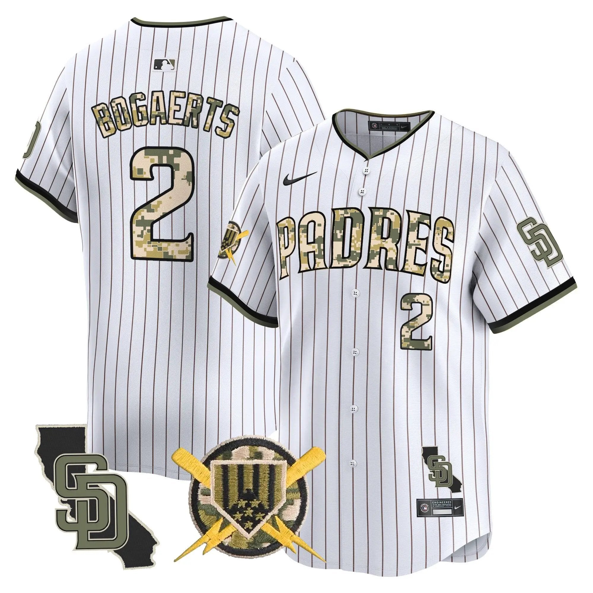 Padres Armed Forces Day Vapor Premier Limited Jersey - All Stitched by Digigearus