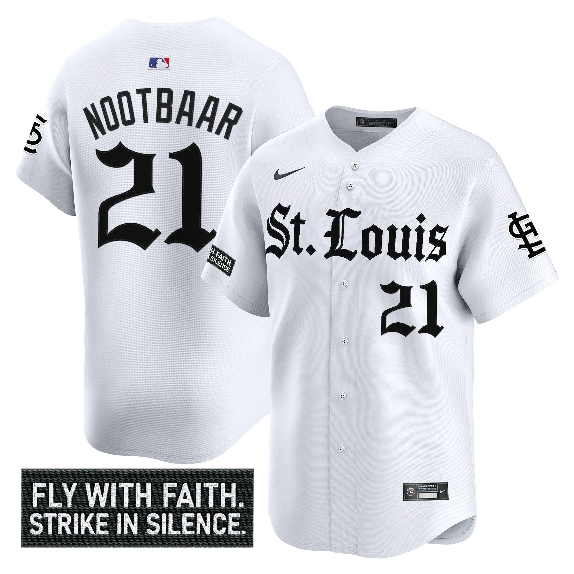 St. Louis Cardinals 'Gothic Legacy Edition' Vapor Premier Limited Jersey - All Stitched by St. Louis Cardinals