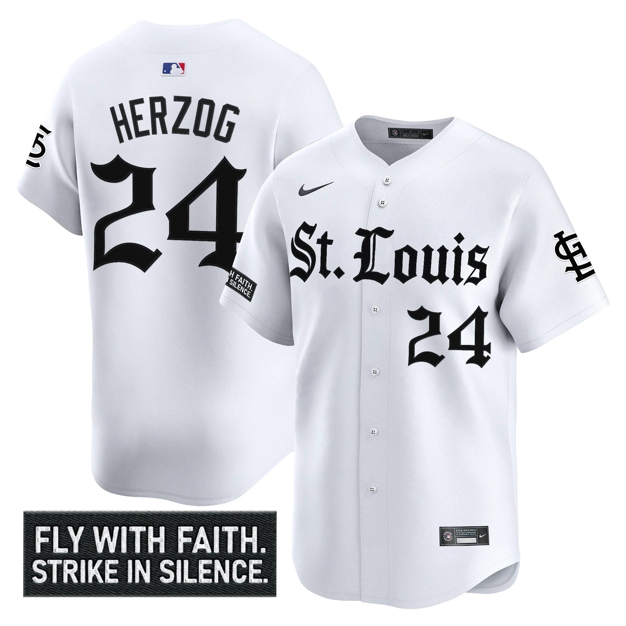 St. Louis Cardinals 'Gothic Legacy Edition' Vapor Premier Limited Jersey - All Stitched by St. Louis Cardinals