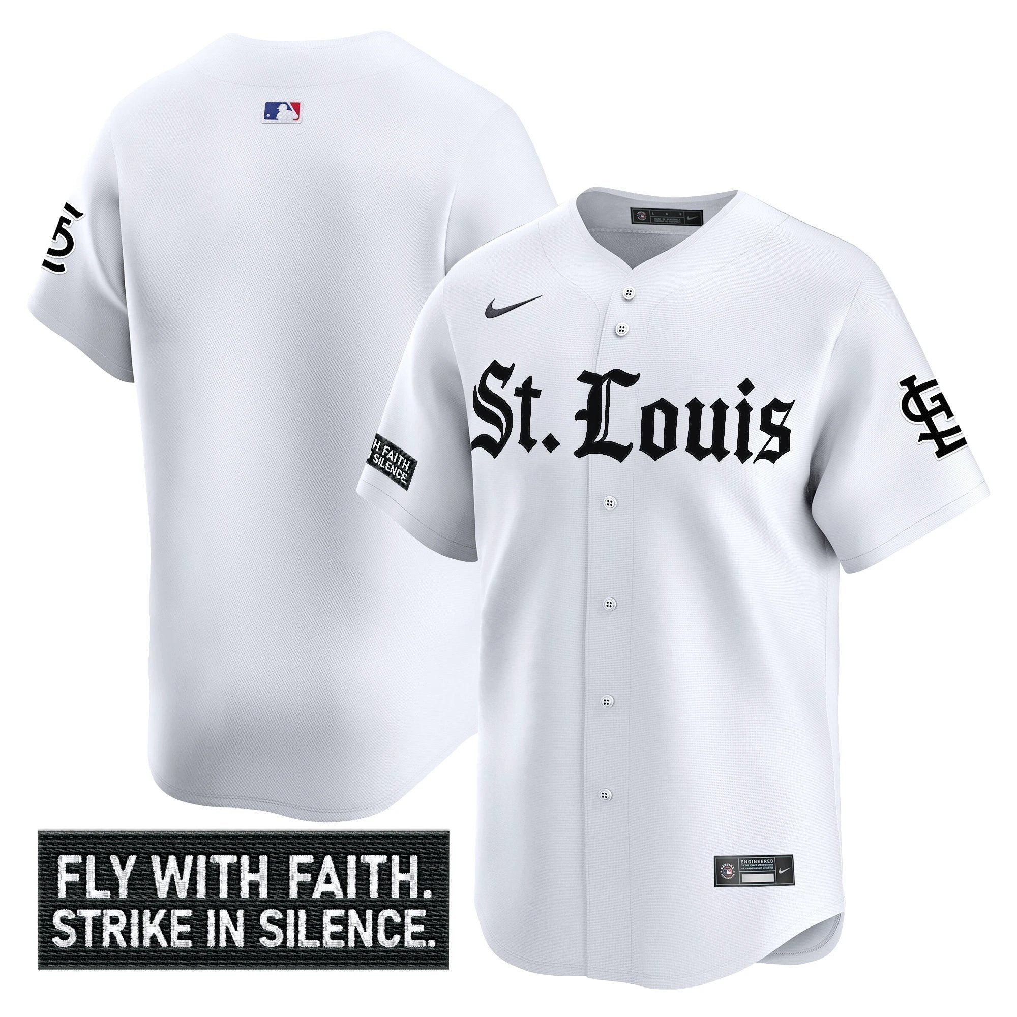 St. Louis Cardinals 'Gothic Legacy Edition' Vapor Premier Limited Jersey - All Stitched by St. Louis Cardinals