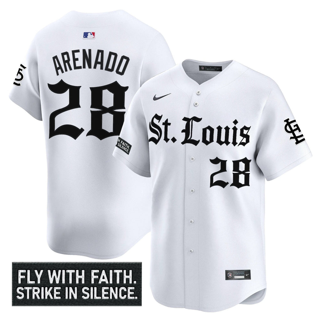 St. Louis Cardinals 'Gothic Legacy Edition' Vapor Premier Limited Jersey - All Stitched by St. Louis Cardinals
