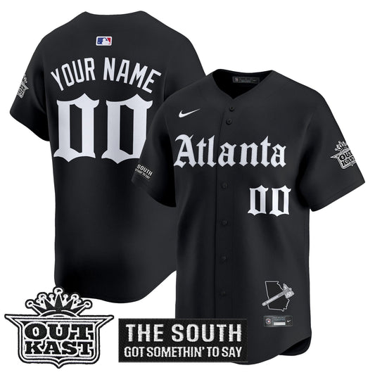 Atlanta Braves 'Gothic South x Outkast Edition' Vapor Premier Limited Custom Jersey - All Stitched by Atlanta Braves