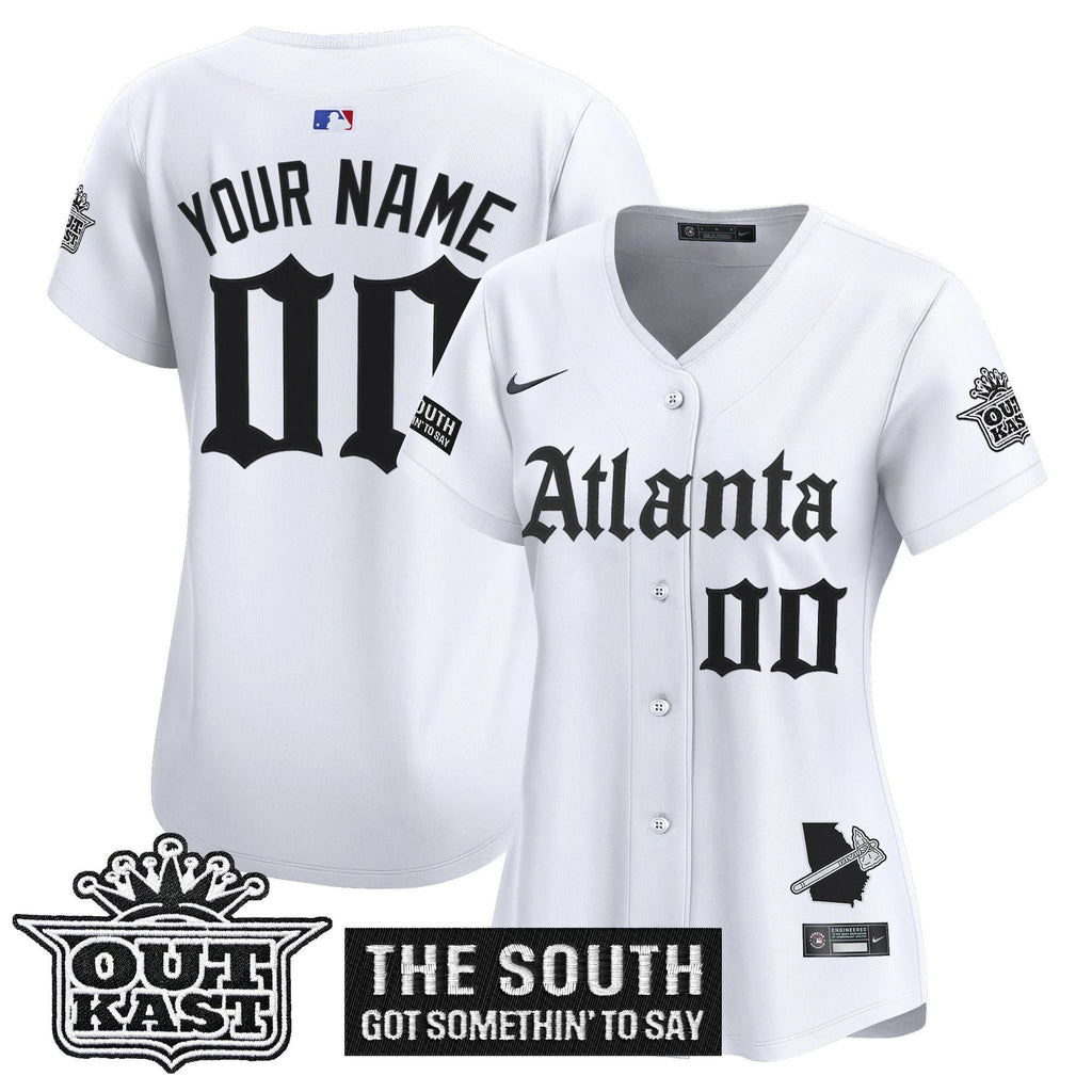 Atlanta Braves 'Gothic South x Outkast Edition' Vapor Premier Limited Custom Jersey - All Stitched by Atlanta Braves