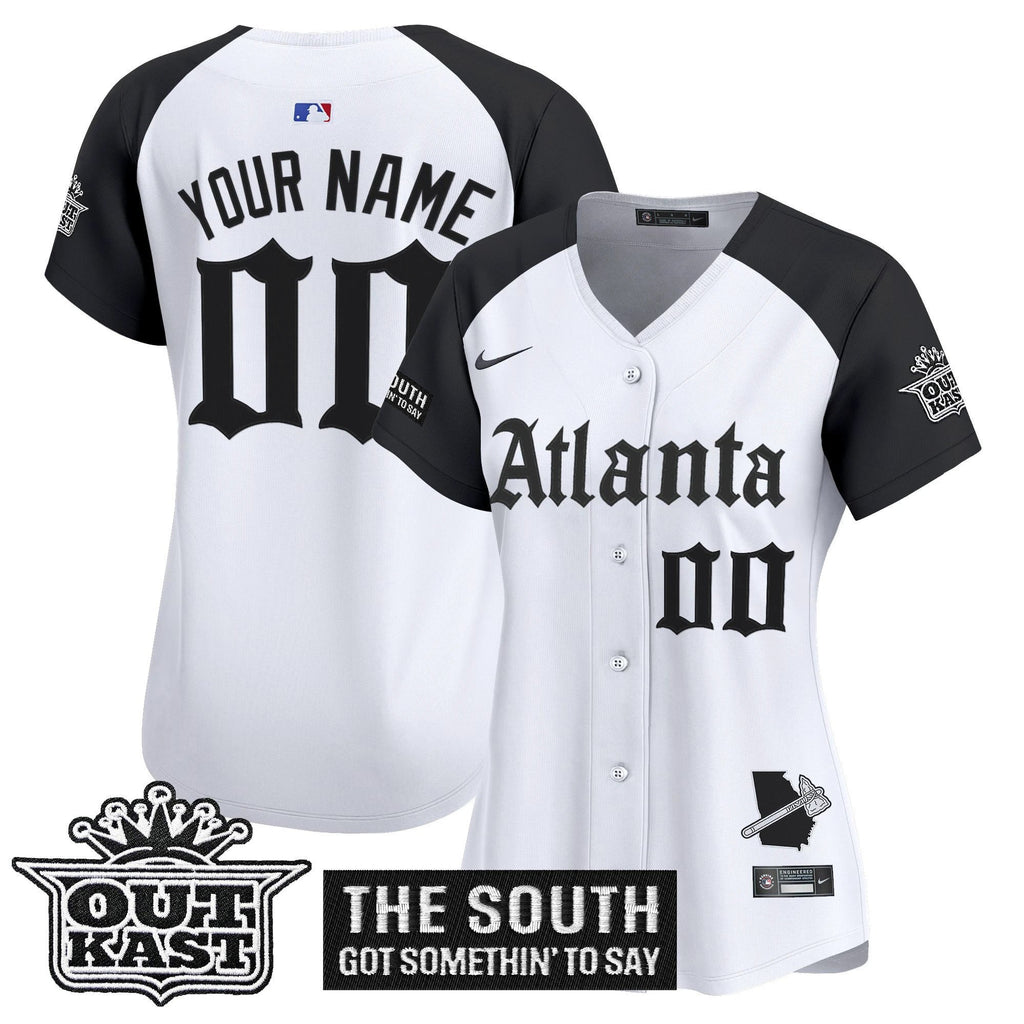 Atlanta Braves 'Gothic South x Outkast Edition' Vapor Premier Limited Custom Jersey - All Stitched by Atlanta Braves
