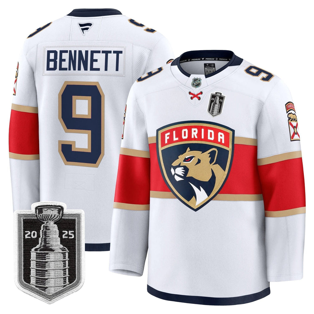Men Florida Panthers 2025 Stanley Cup Final Premium Jersey - All Stitched by Florida Panthers