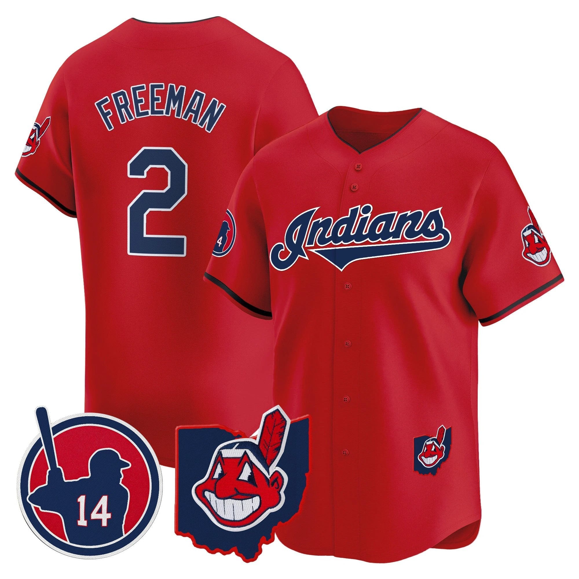 Cleveland Indians Larry Doby Patch Vapor Premier Limited Jersey - All Stitched by Digigearus