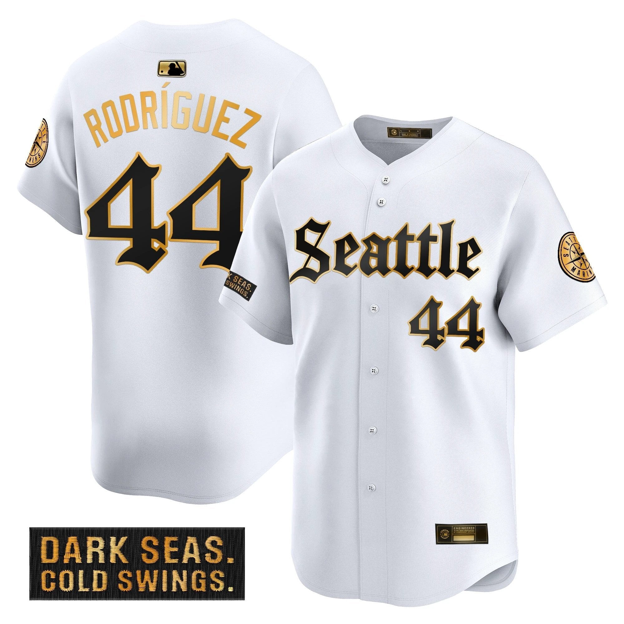 SEA 'Deep Sea Gothic Edition' Gold Vapor Premier Limited Jersey - All Stitched by Magicgearus
