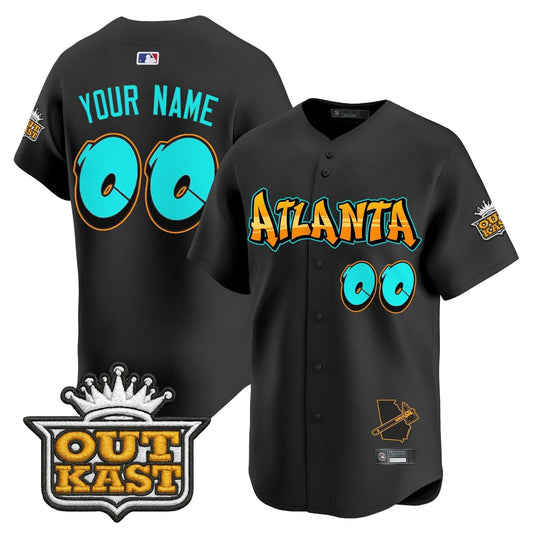 Atlanta Braves 'Graffiti A-Town Edition' Vapor Premier Limited Custom Jersey - All Stitched by Atlanta Braves