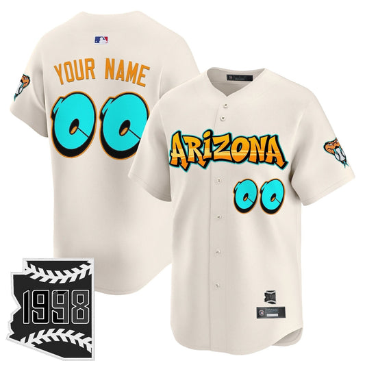 Arizona Diamondbacks 'Graffiti Desert Ink Edition' Vapor Premier Limited Custom Jersey - All Stitched by Arizona Diamondbacks