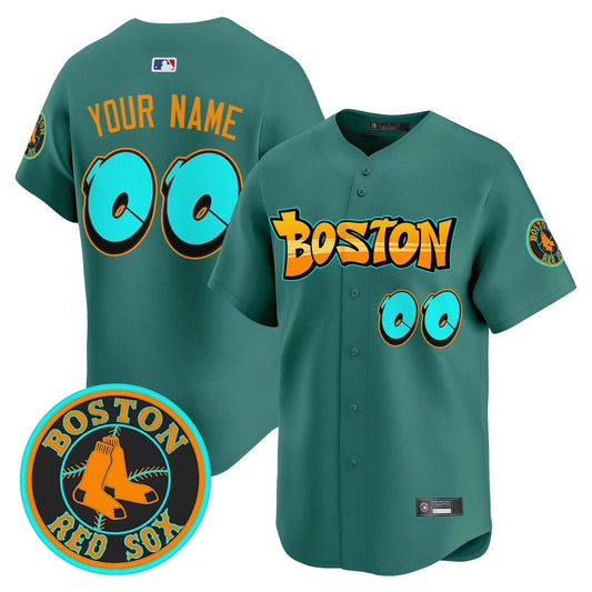 Boston Red Sox 'Graffiti Streetstyle Edition' Vapor Premier Limited Custom Jersey - All Stitched by Boston Red Sox