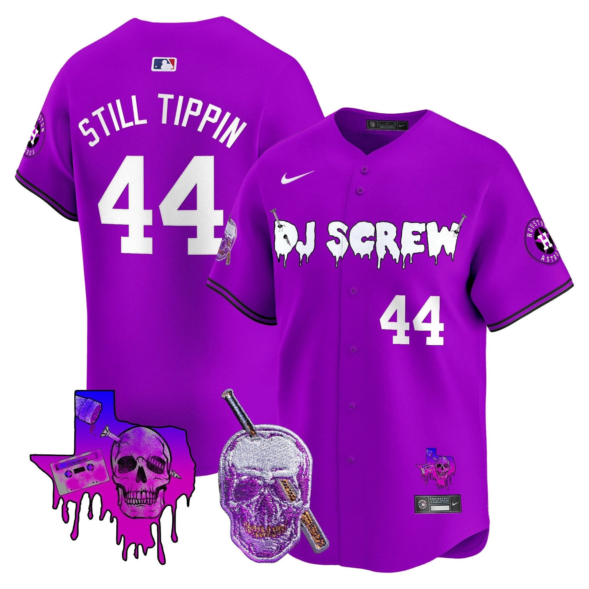 Astros DJ Screw Vapor Premier Limited Jersey - All Stitched by Houston Astros