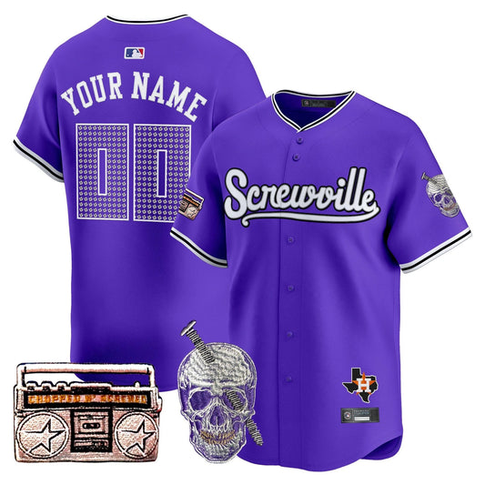 Astros DJ Screw 2025 Vapor Premier Limited Custom Jersey - All Stitched by Houston Astros