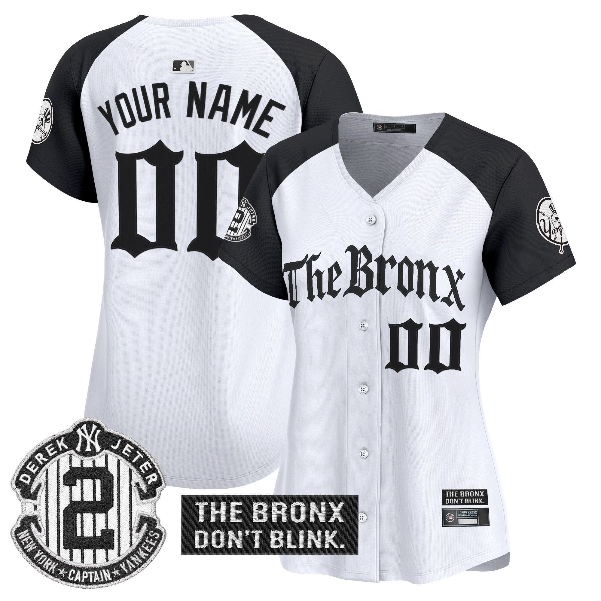 Yankees 'The Bronx - Gothic Ink Drop Edition' Vapor Premier Limited Custom Jersey - All Stitched by New York Yankees