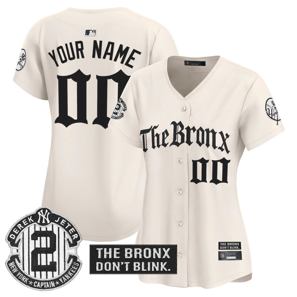 Yankees 'The Bronx - Gothic Ink Drop Edition' Vapor Premier Limited Custom Jersey - All Stitched by New York Yankees