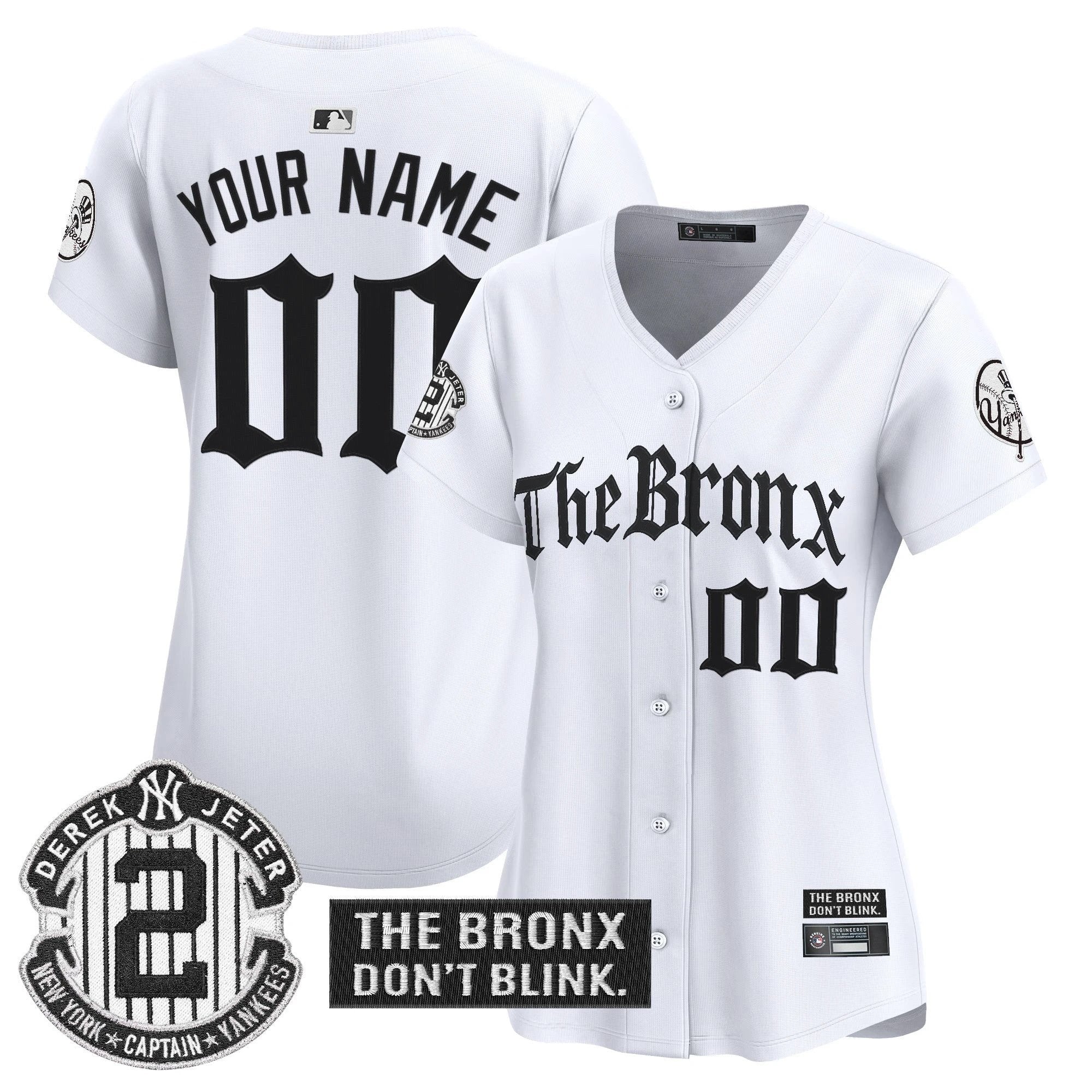 Yankees 'The Bronx - Gothic Ink Drop Edition' Vapor Premier Limited Custom Jersey - All Stitched by New York Yankees