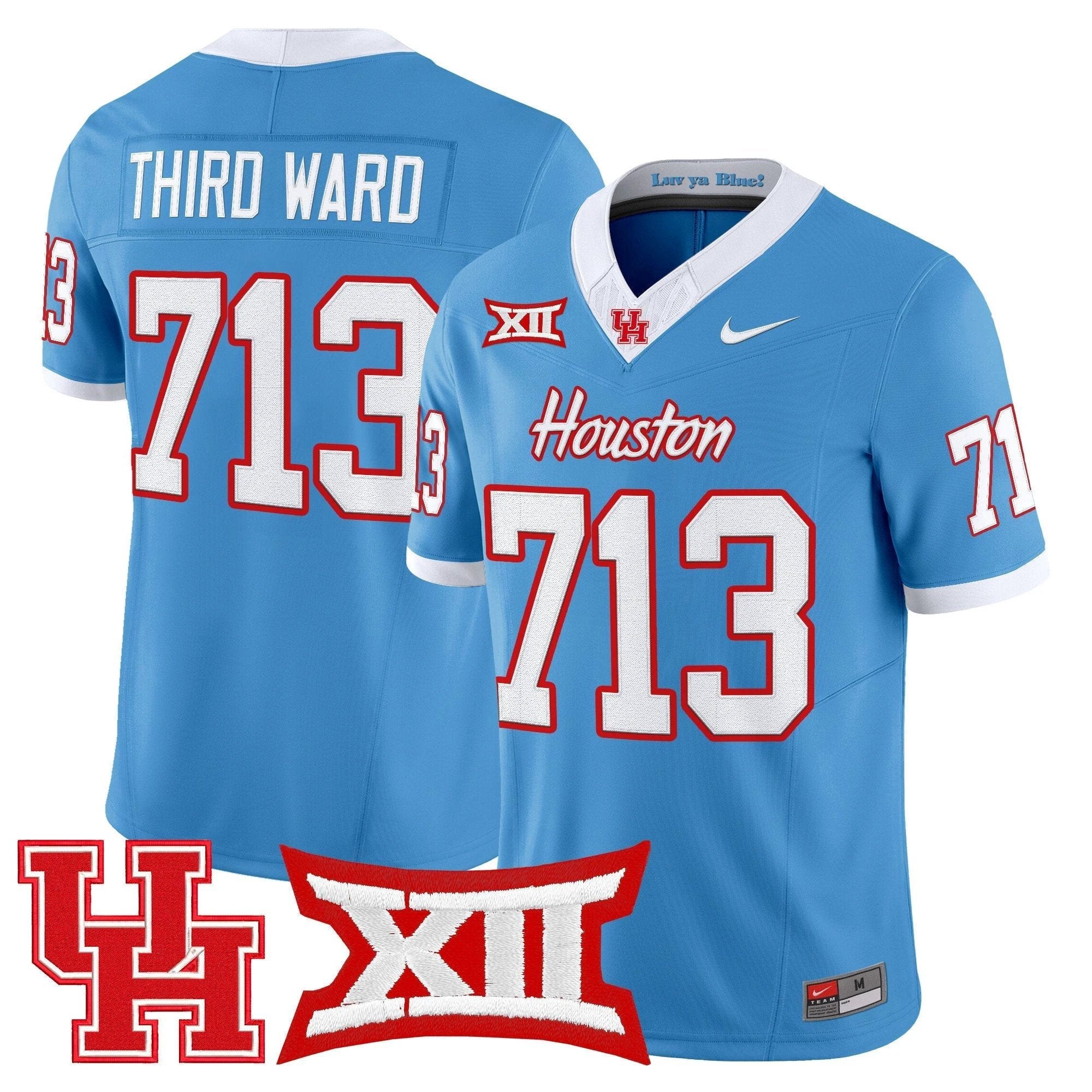 Houston Cougars 2025 Vapor Limited Jersey - All Stitched by Houston Cougars