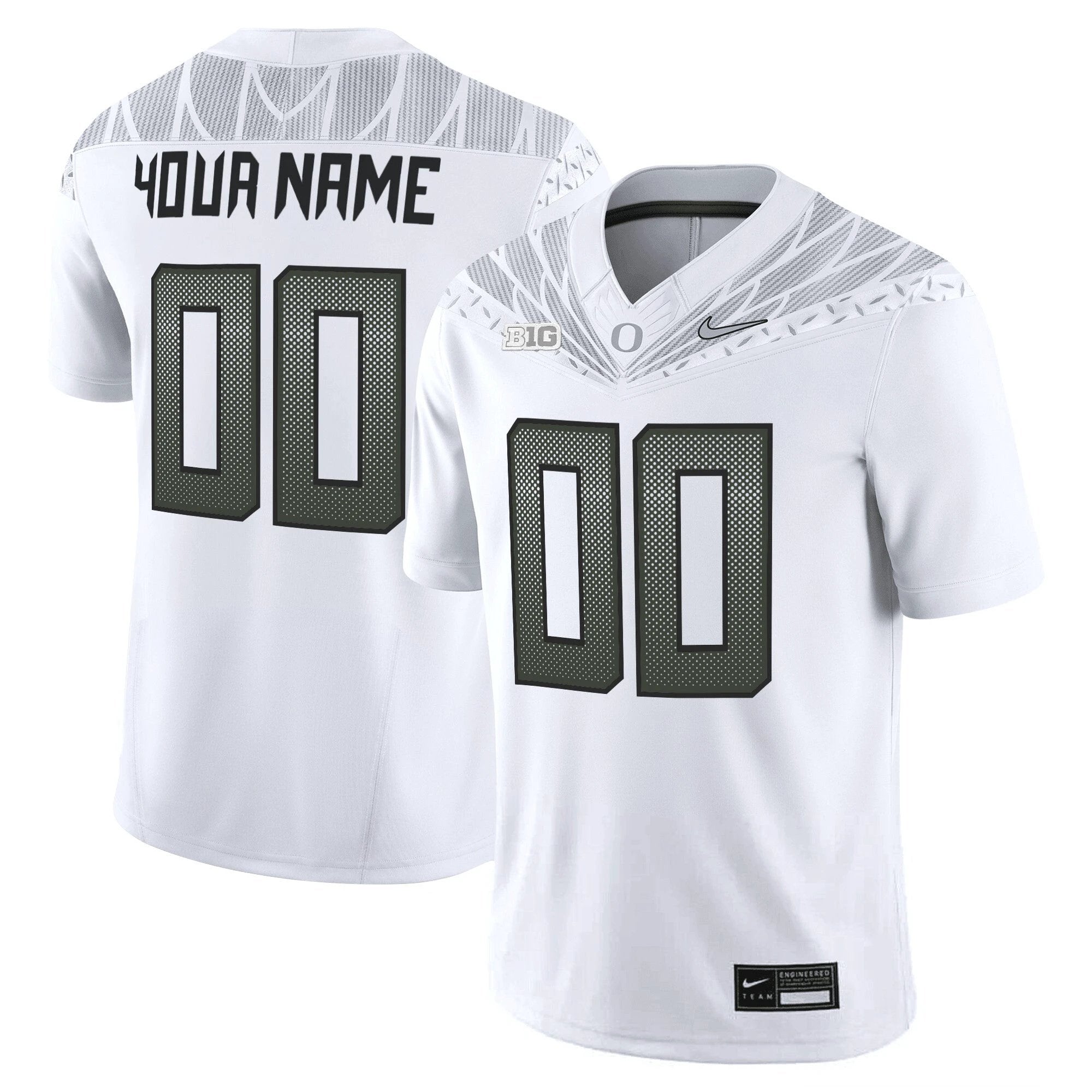 Oregon Ducks 2025 Vapor Limited Custom Jersey V2 - All Stitched by Oregon Ducks