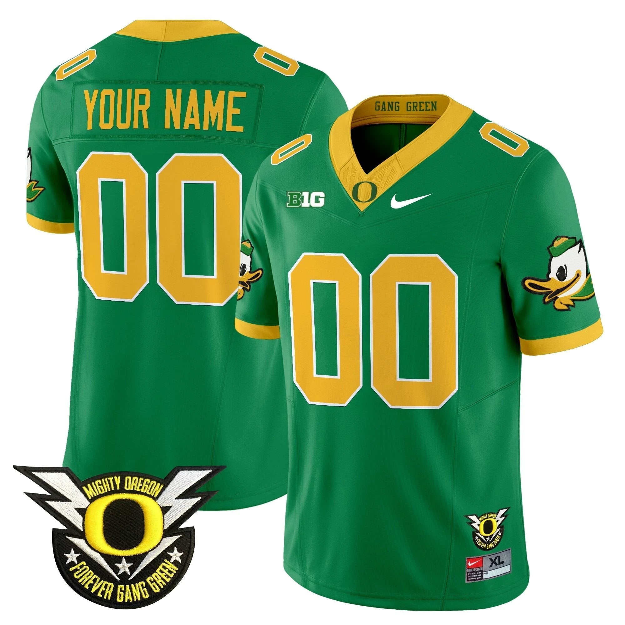 Oregon Ducks 2025 Vapor Limited Custom Jersey V2 - All Stitched by Oregon Ducks