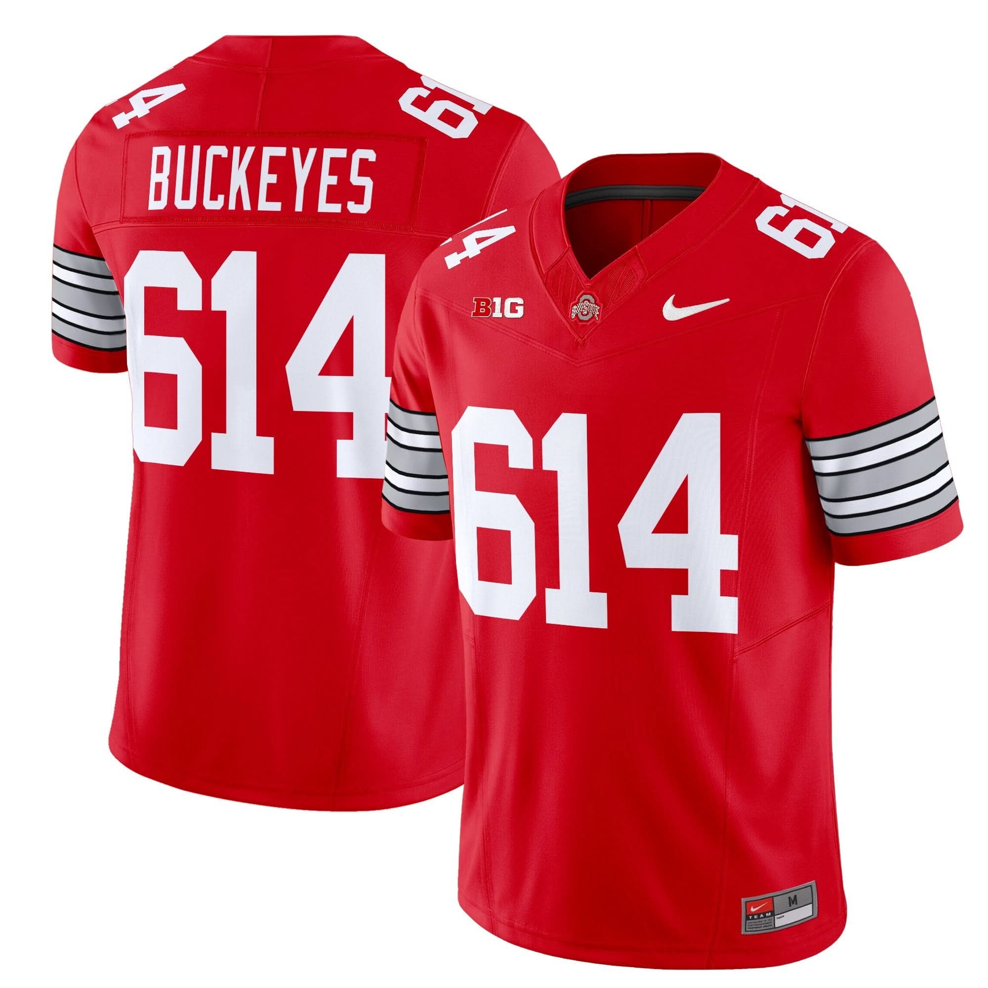 OSB 'Heritage Stripe' 2025/26 Vapor Limited Jersey by Ohio State Buckeyes