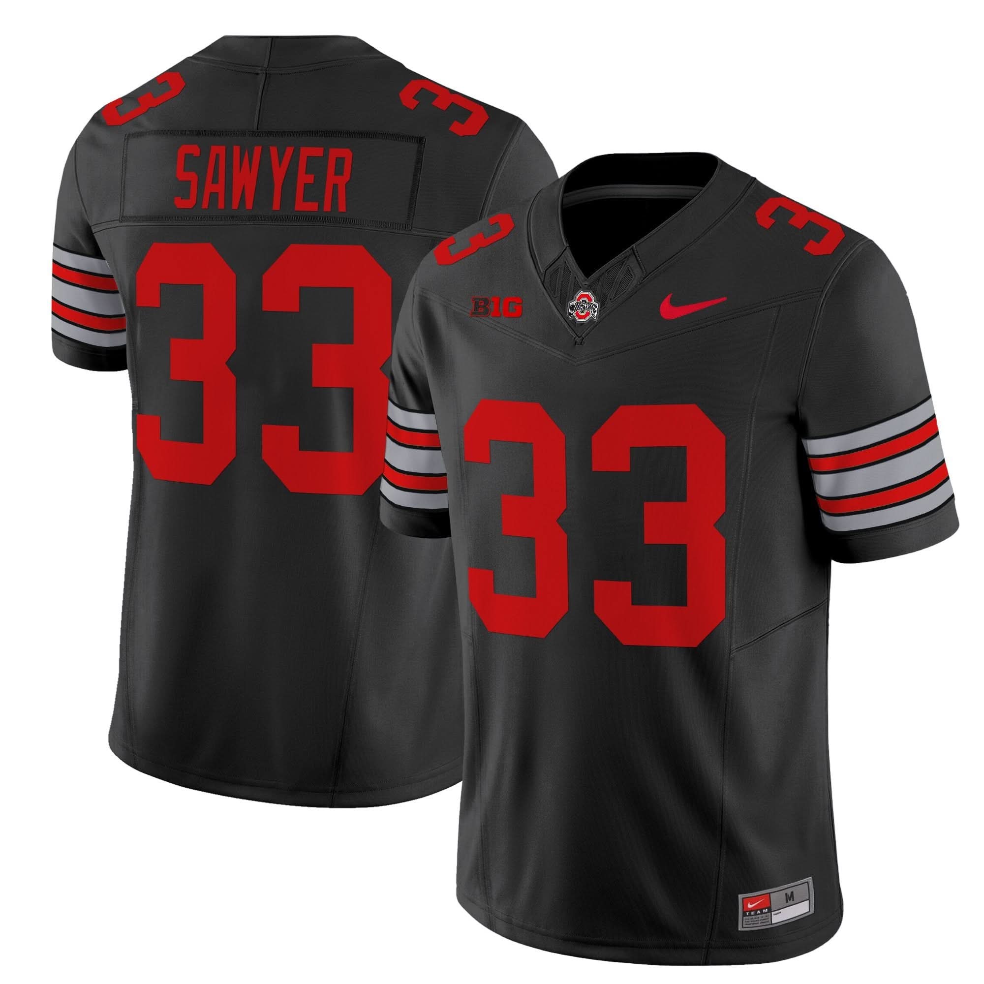 OSB 'Heritage Stripe' 2025/26 Vapor Limited Jersey by Ohio State Buckeyes