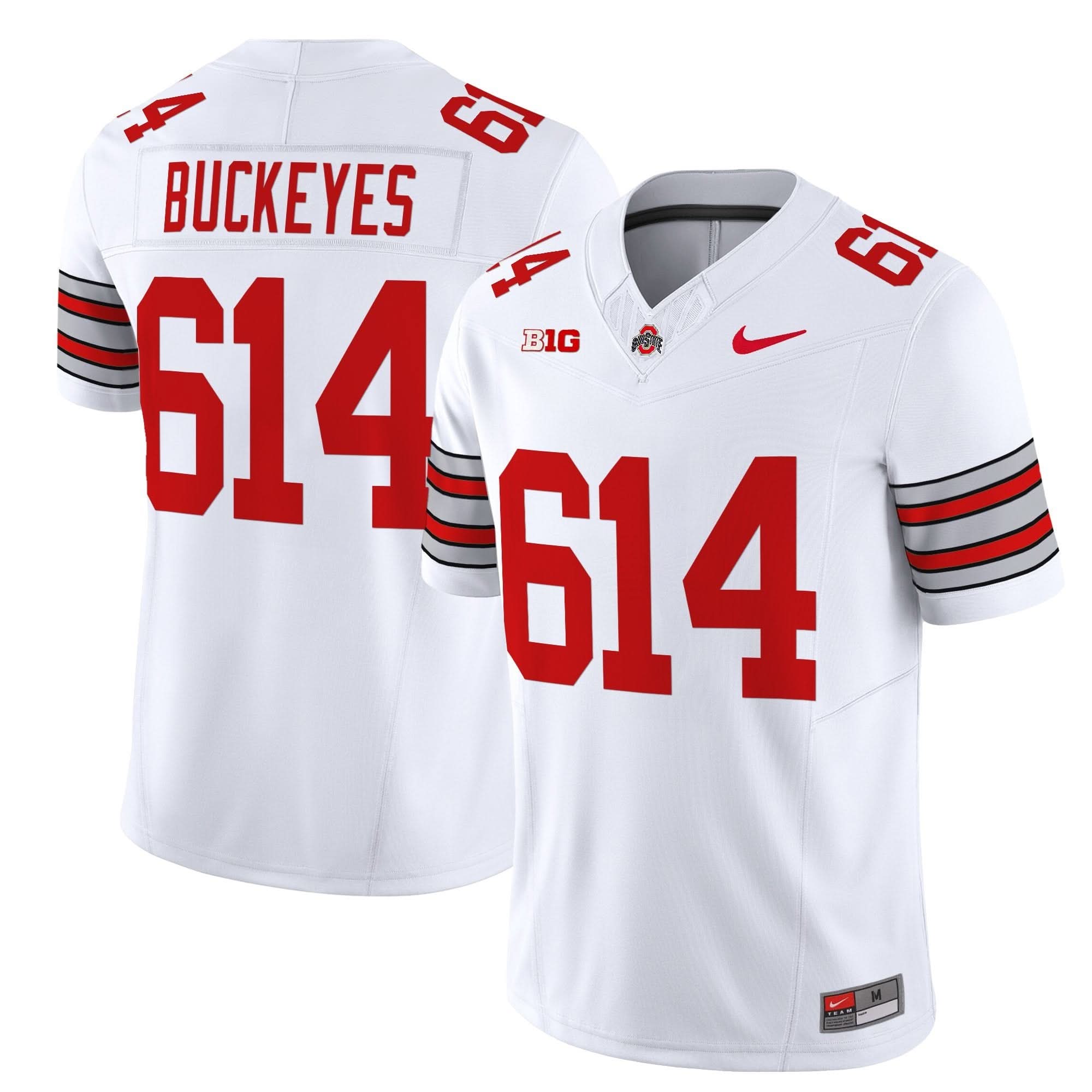 OSB 'Heritage Stripe' 2025/26 Vapor Limited Jersey by Ohio State Buckeyes