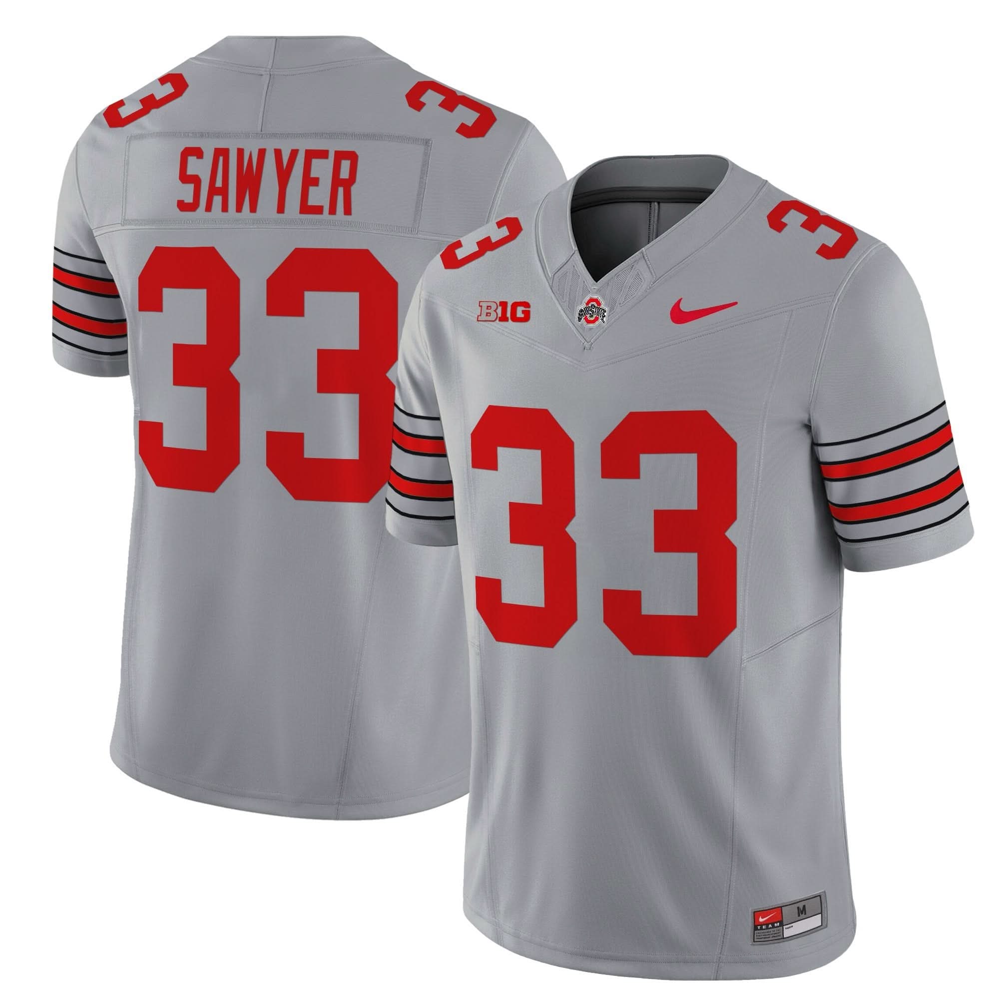 OSB 'Heritage Stripe' 2025/26 Vapor Limited Jersey by Ohio State Buckeyes