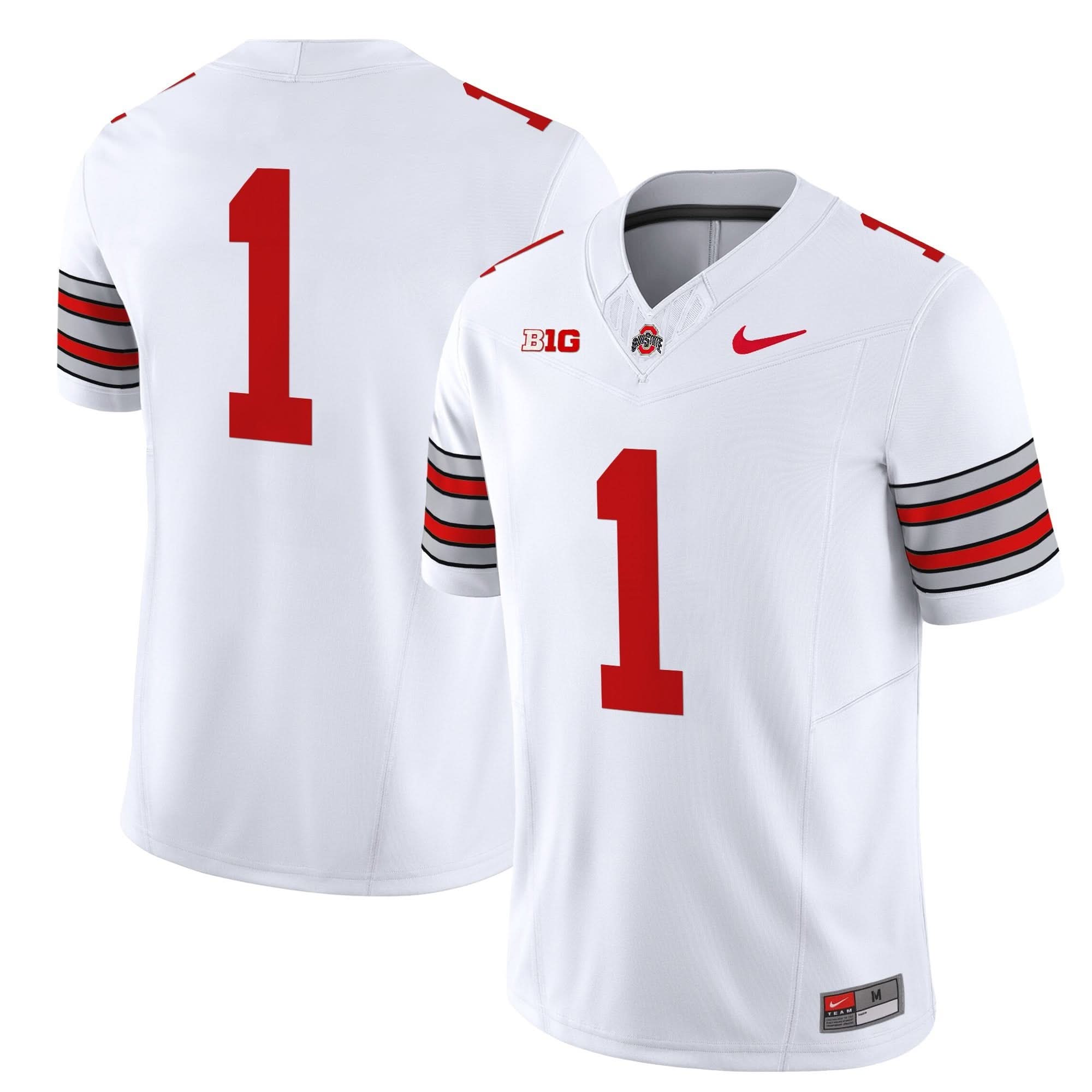 OSB 'Heritage Stripe' 2025/26 Vapor Limited Jersey by Ohio State Buckeyes