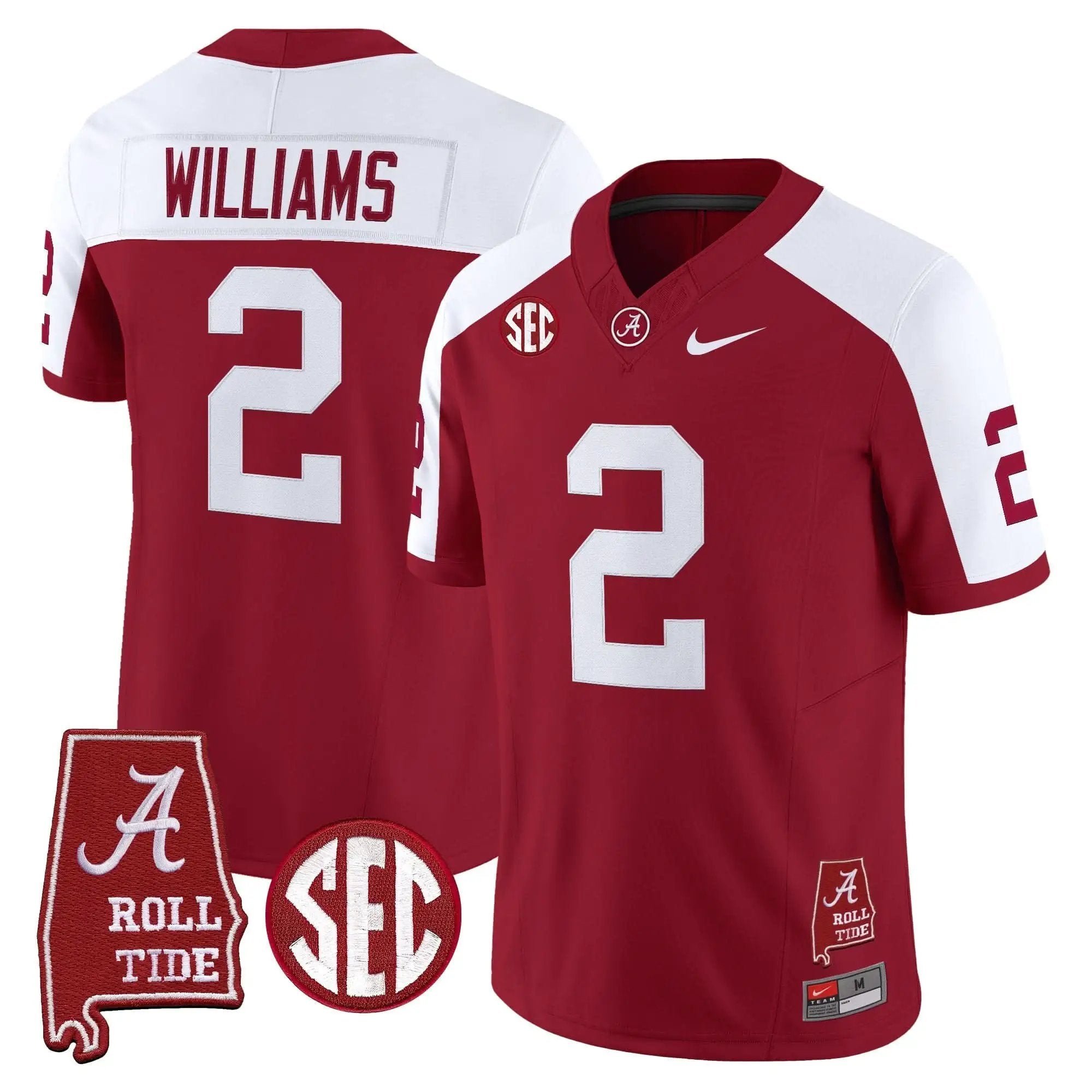ACT Throwback Vapor Limited Jersey - Alabama Map by Alabama Crimson Tide