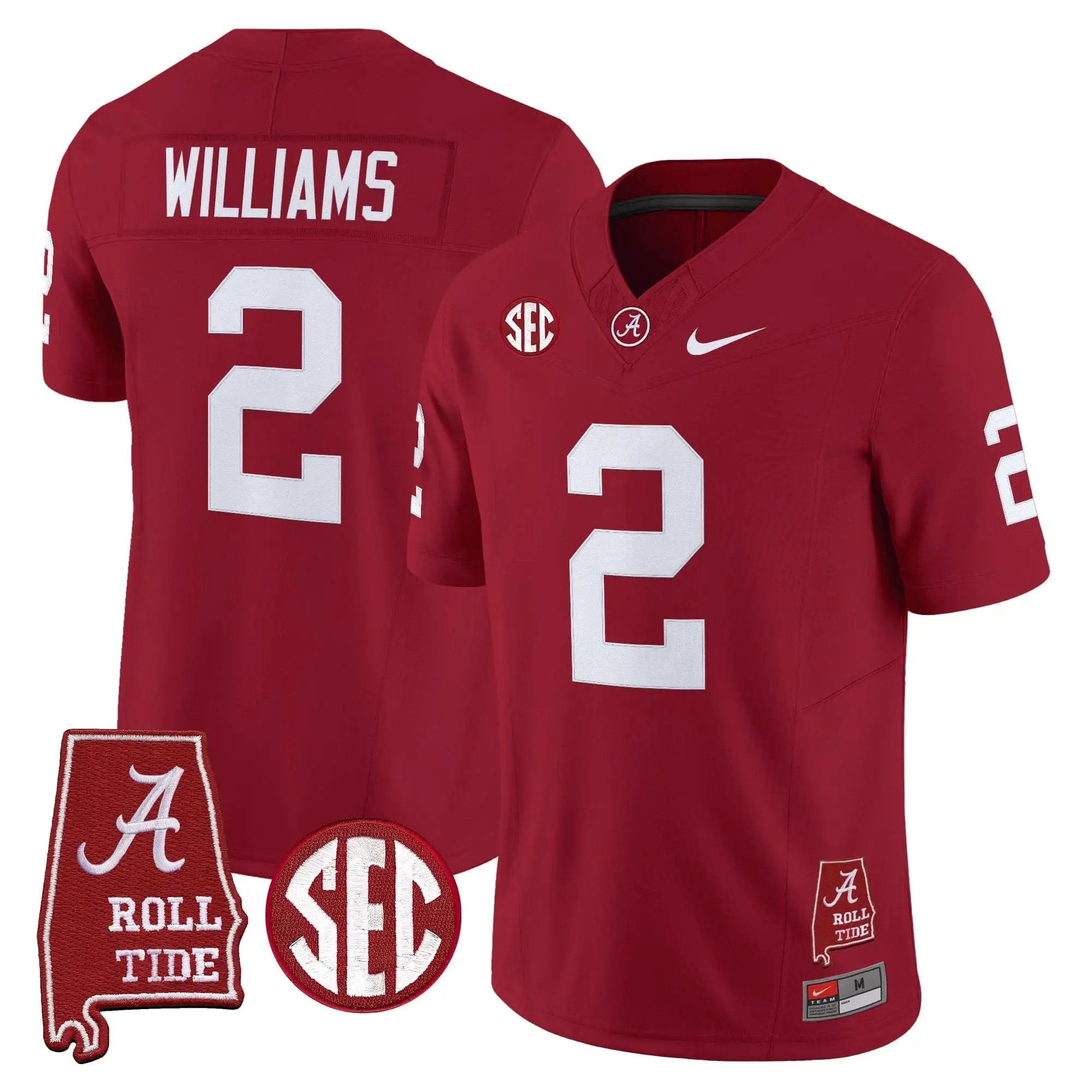 ACT Throwback Vapor Limited Jersey - Alabama Map by Alabama Crimson Tide