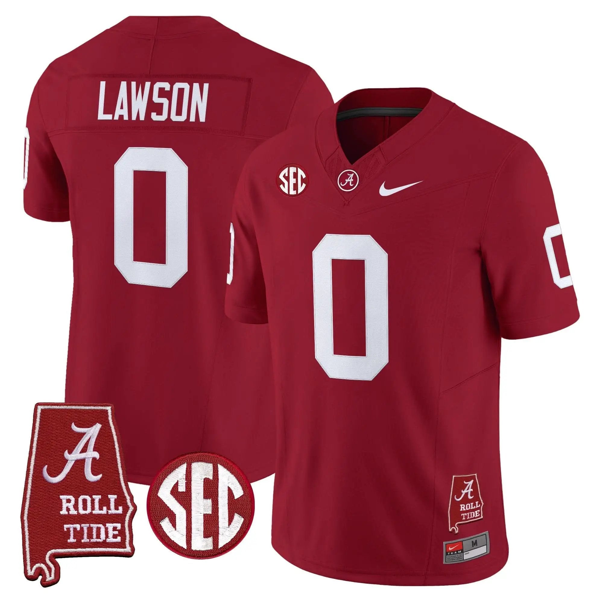 ACT Throwback Vapor Limited Jersey - Alabama Map by Alabama Crimson Tide