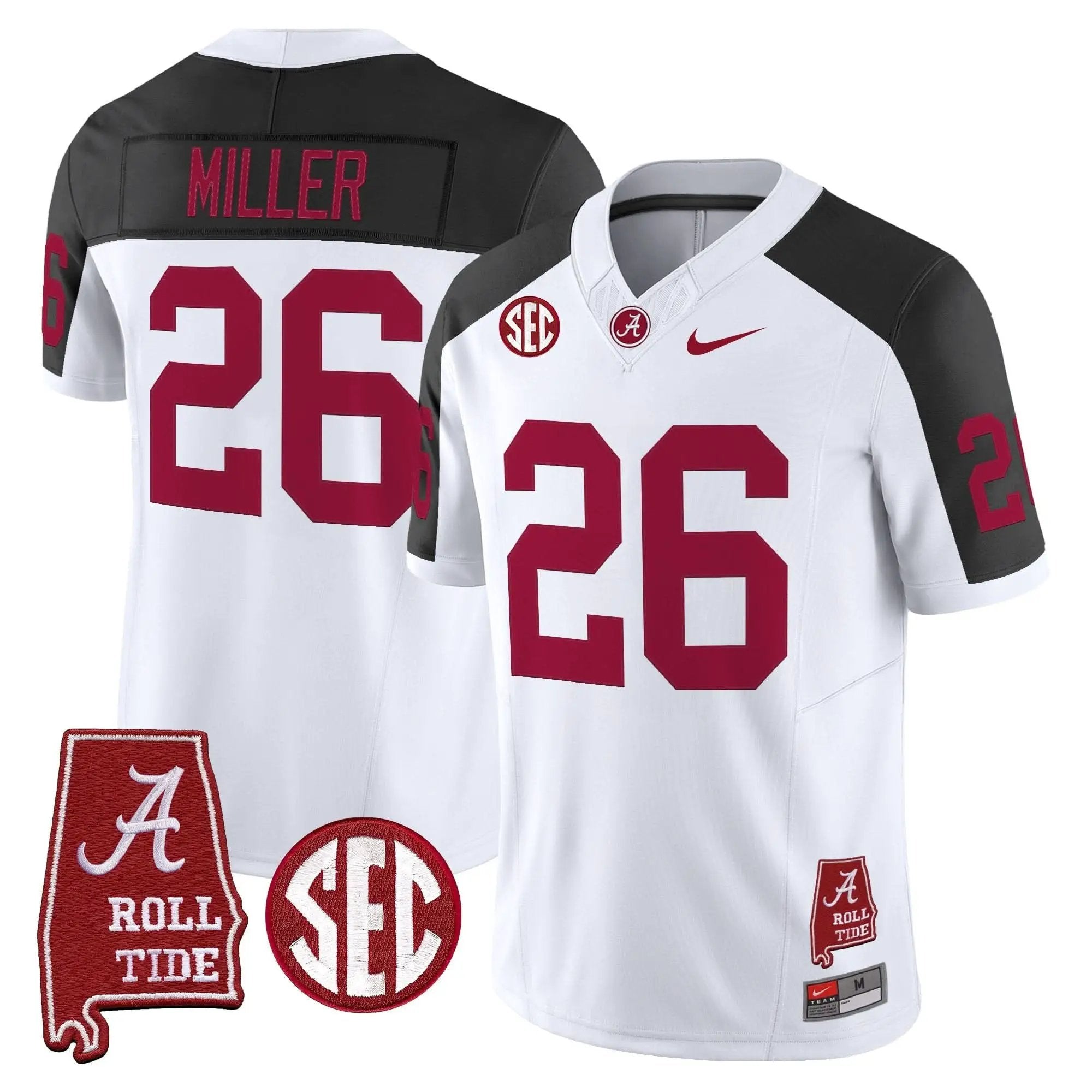 ACT Throwback Vapor Limited Jersey - Alabama Map by Alabama Crimson Tide