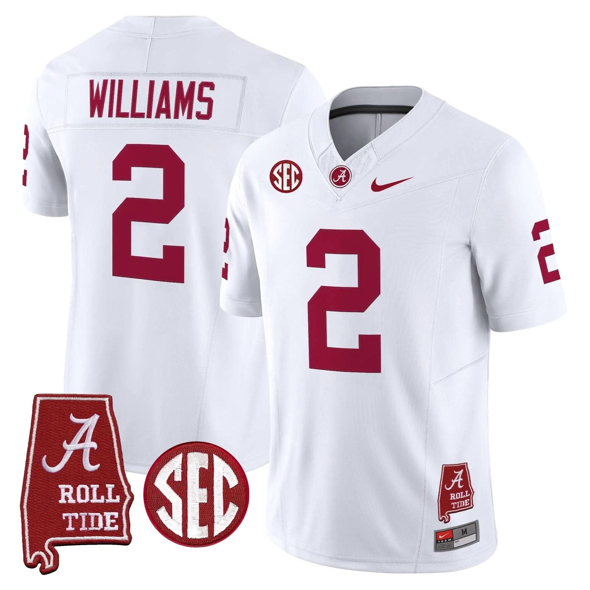 ACT Throwback Vapor Limited Jersey - Alabama Map by Alabama Crimson Tide