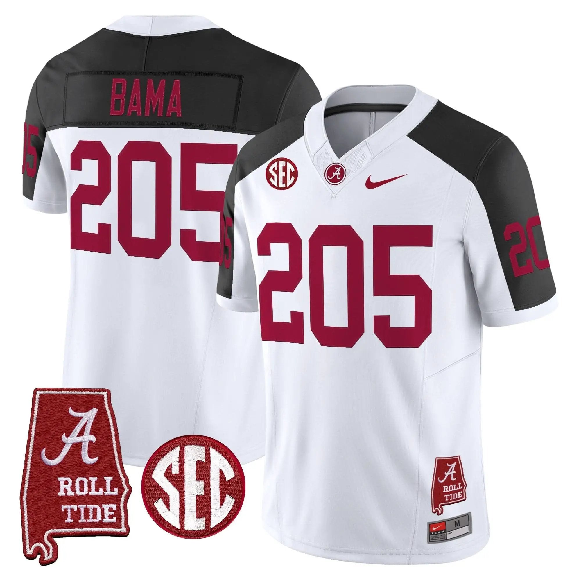 ACT Throwback Vapor Limited Jersey - Alabama Map by Alabama Crimson Tide