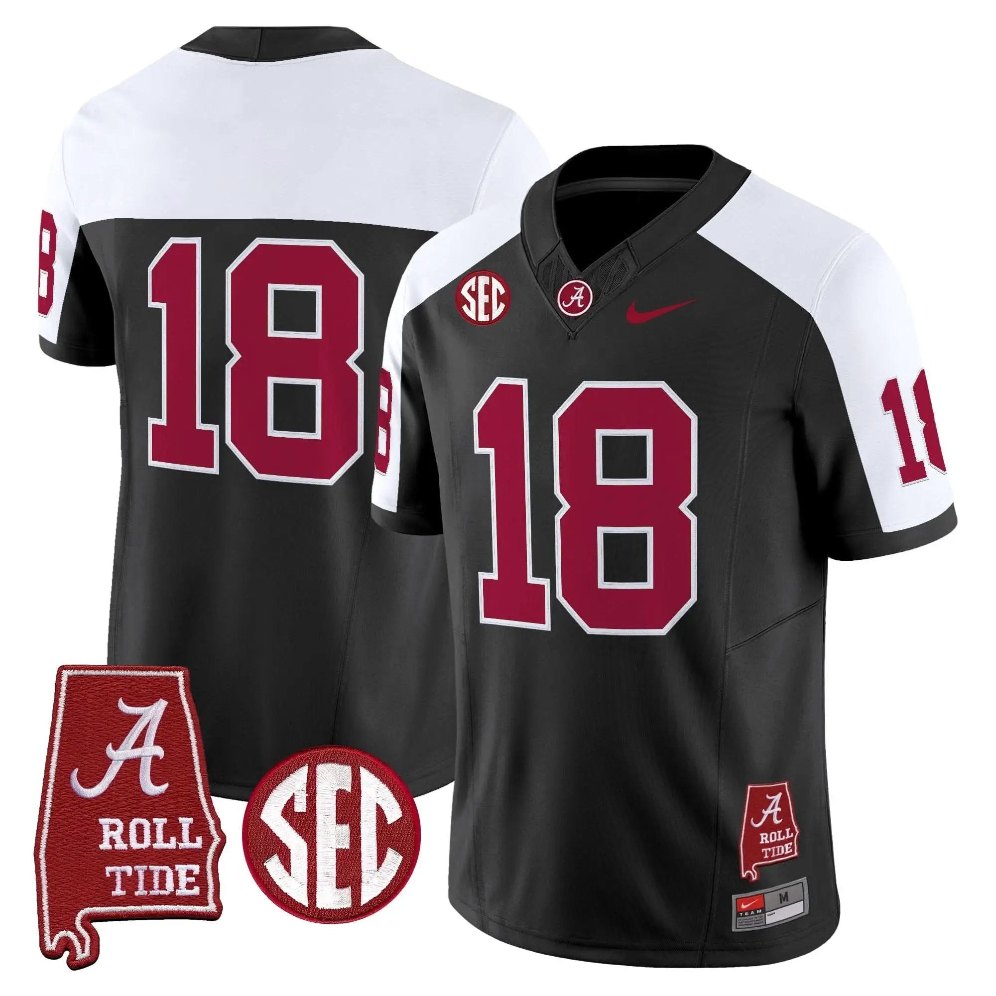 ACT Throwback Vapor Limited Jersey - Alabama Map by Alabama Crimson Tide