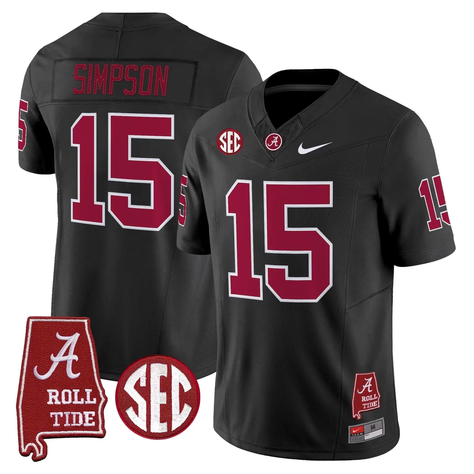 ACT Throwback Vapor Limited Jersey - Alabama Map by Alabama Crimson Tide