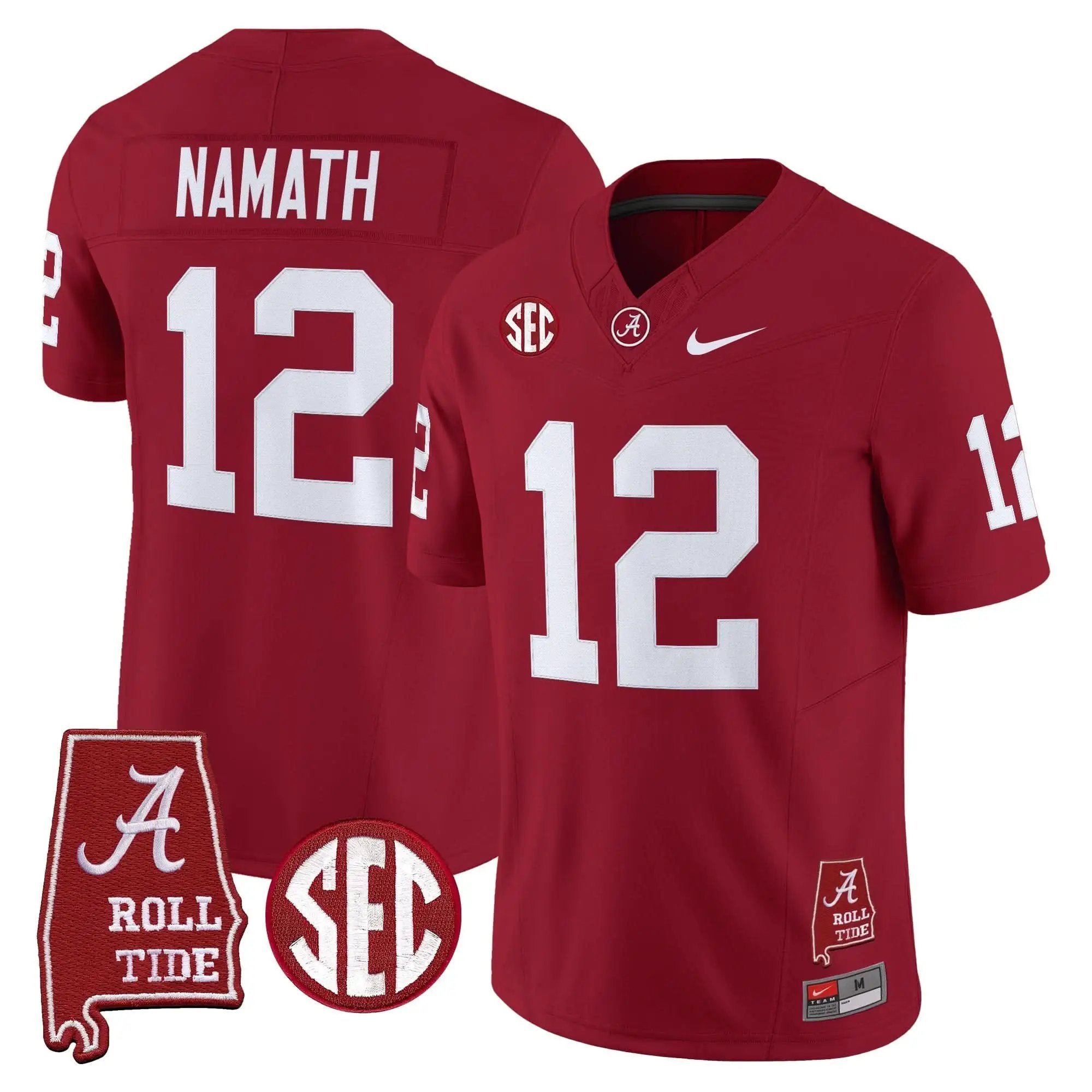 ACT Throwback Vapor Limited Jersey - Alabama Map by Alabama Crimson Tide
