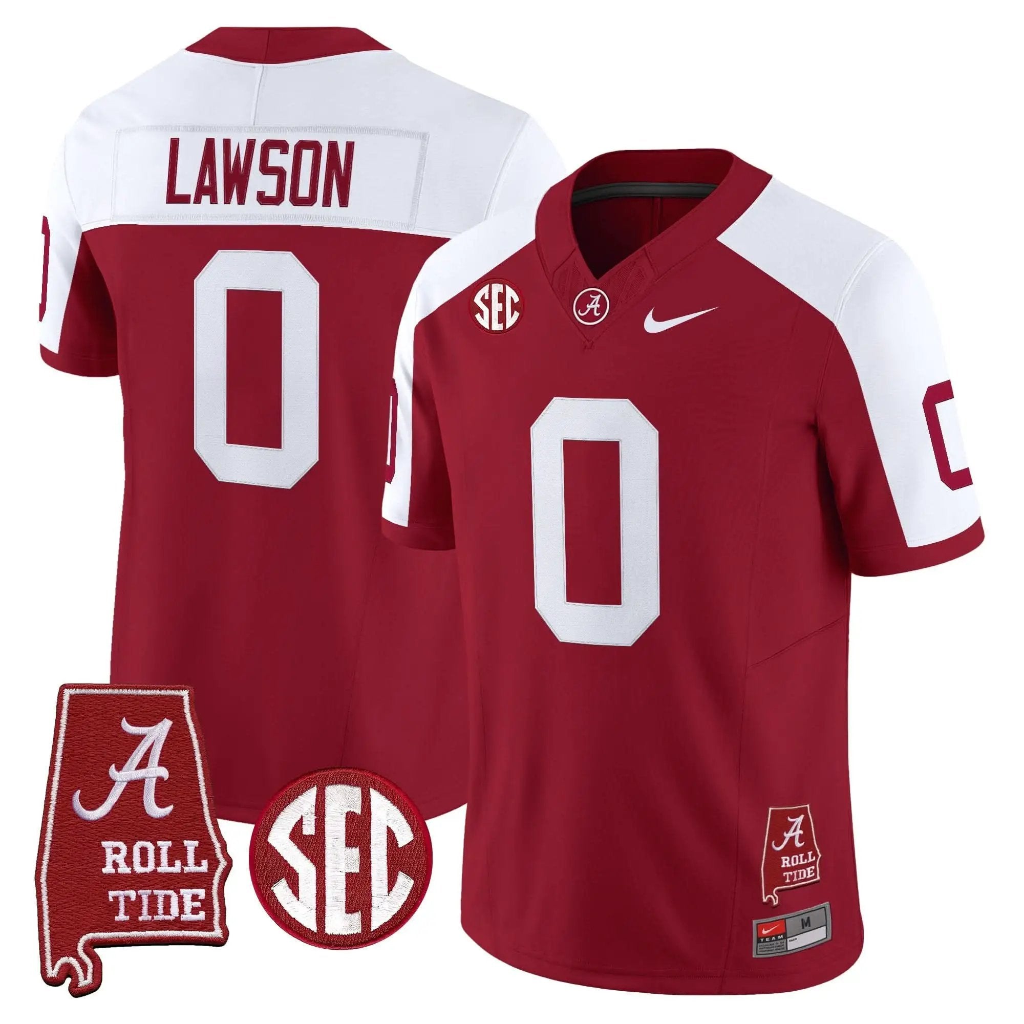 ACT Throwback Vapor Limited Jersey - Alabama Map by Alabama Crimson Tide