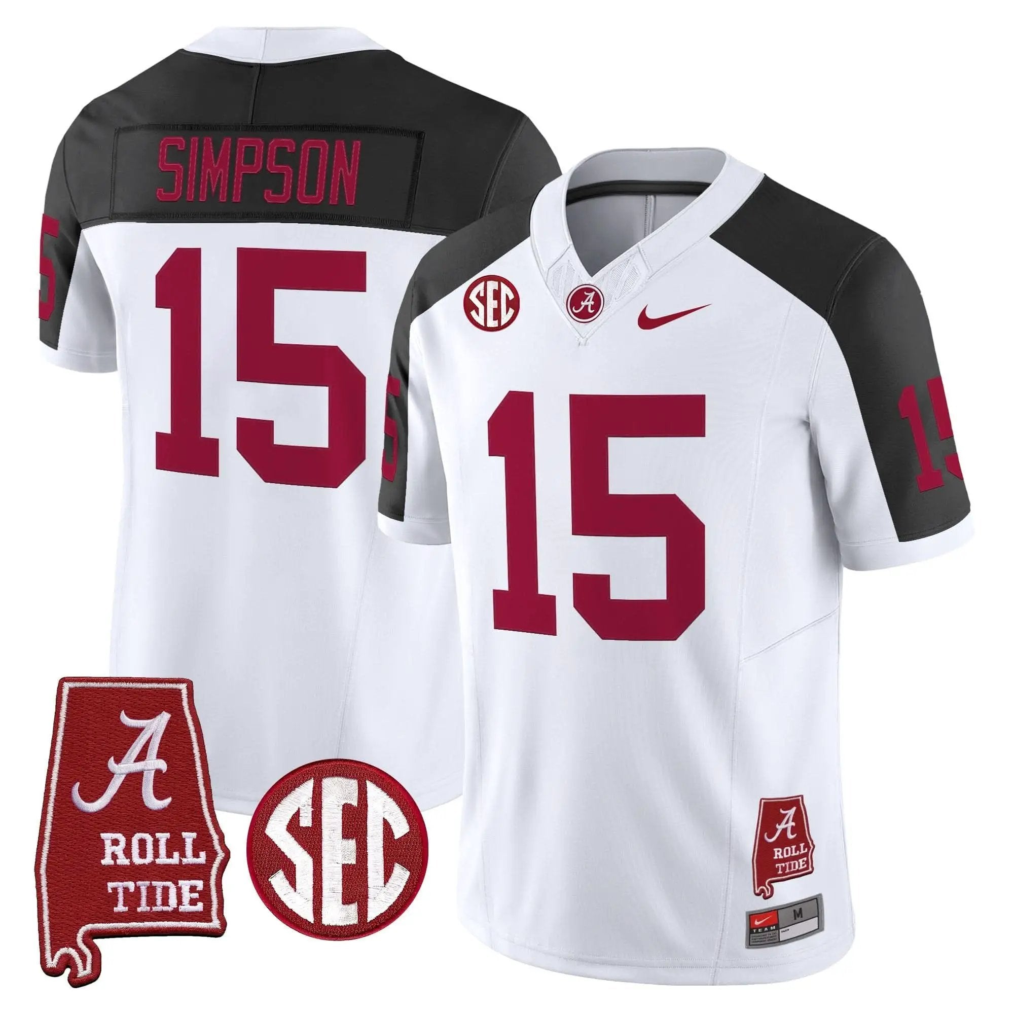 ACT Throwback Vapor Limited Jersey - Alabama Map by Alabama Crimson Tide