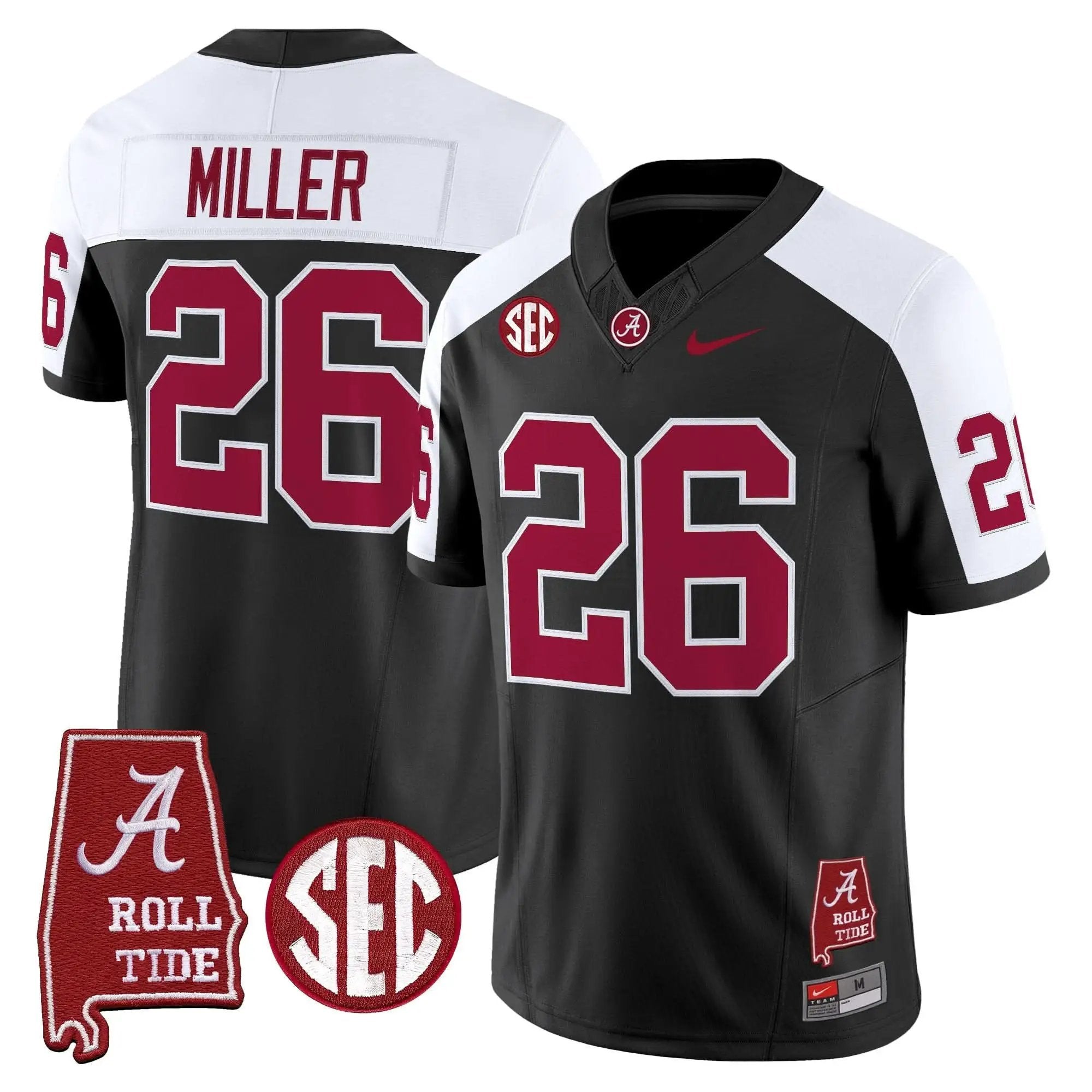ACT Throwback Vapor Limited Jersey - Alabama Map by Alabama Crimson Tide