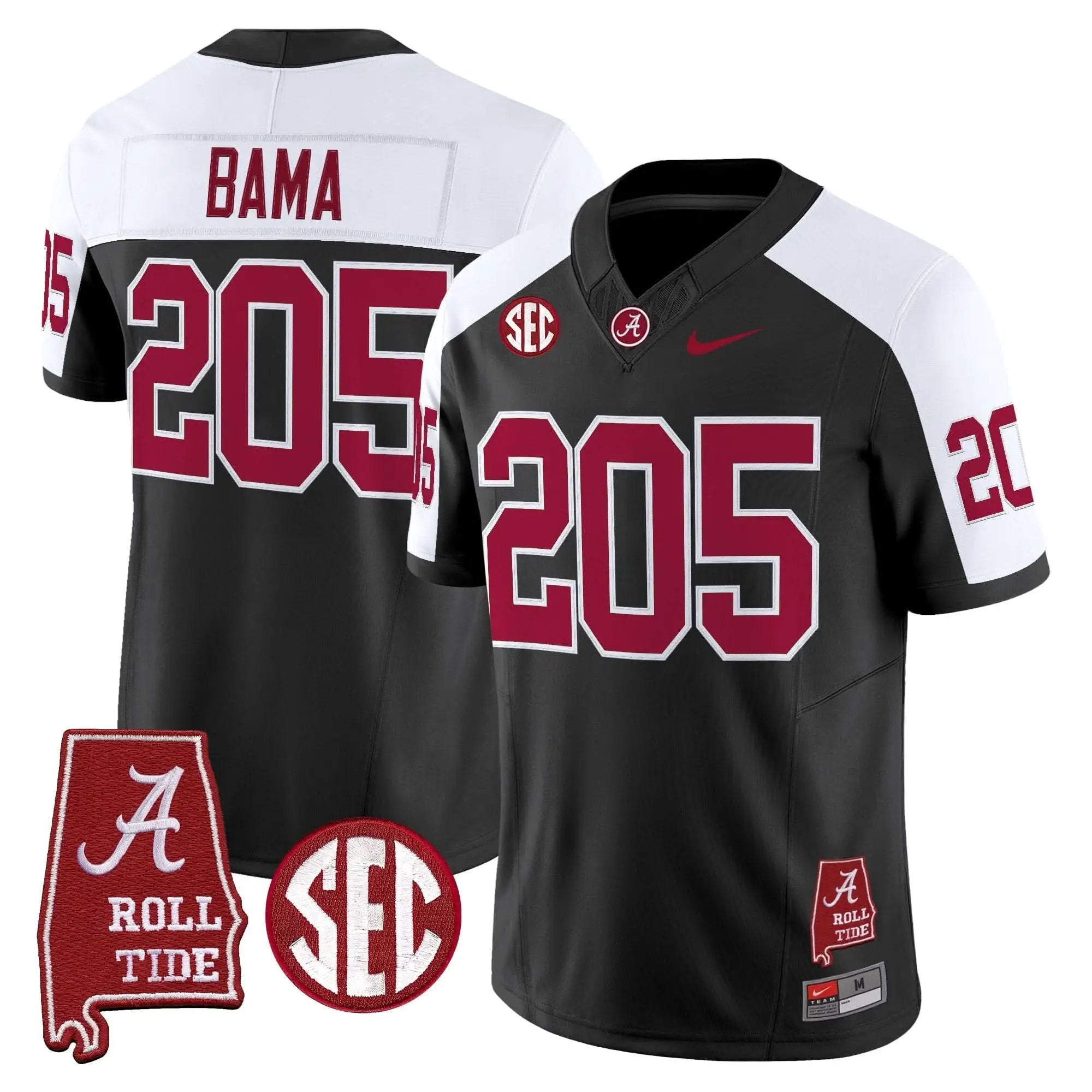 ACT Throwback Vapor Limited Jersey - Alabama Map by Alabama Crimson Tide