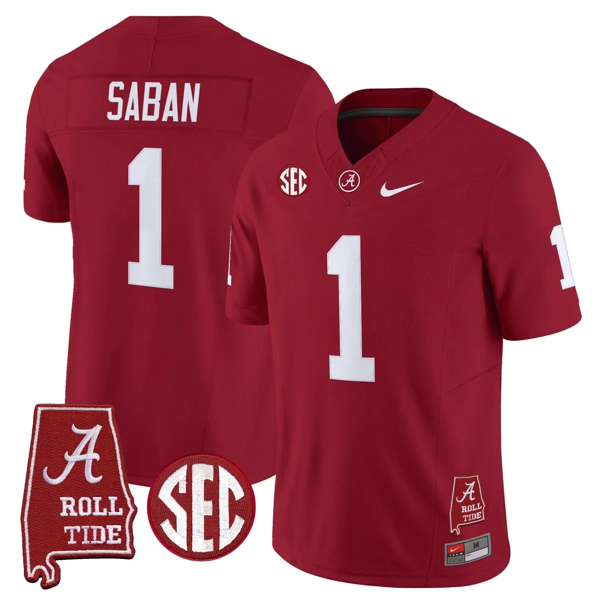 ACT Throwback Vapor Limited Jersey - Alabama Map by Alabama Crimson Tide