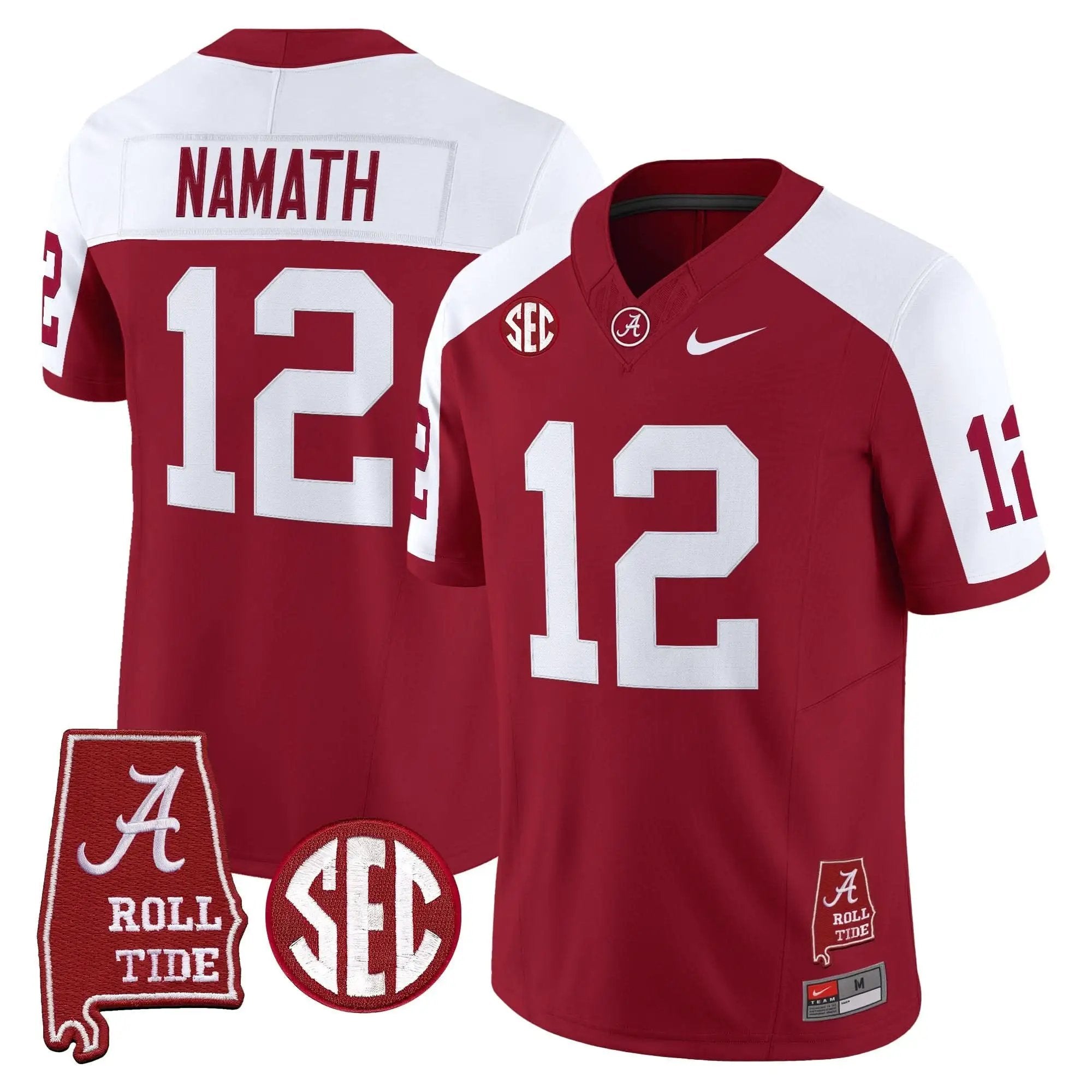 ACT Throwback Vapor Limited Jersey - Alabama Map by Alabama Crimson Tide