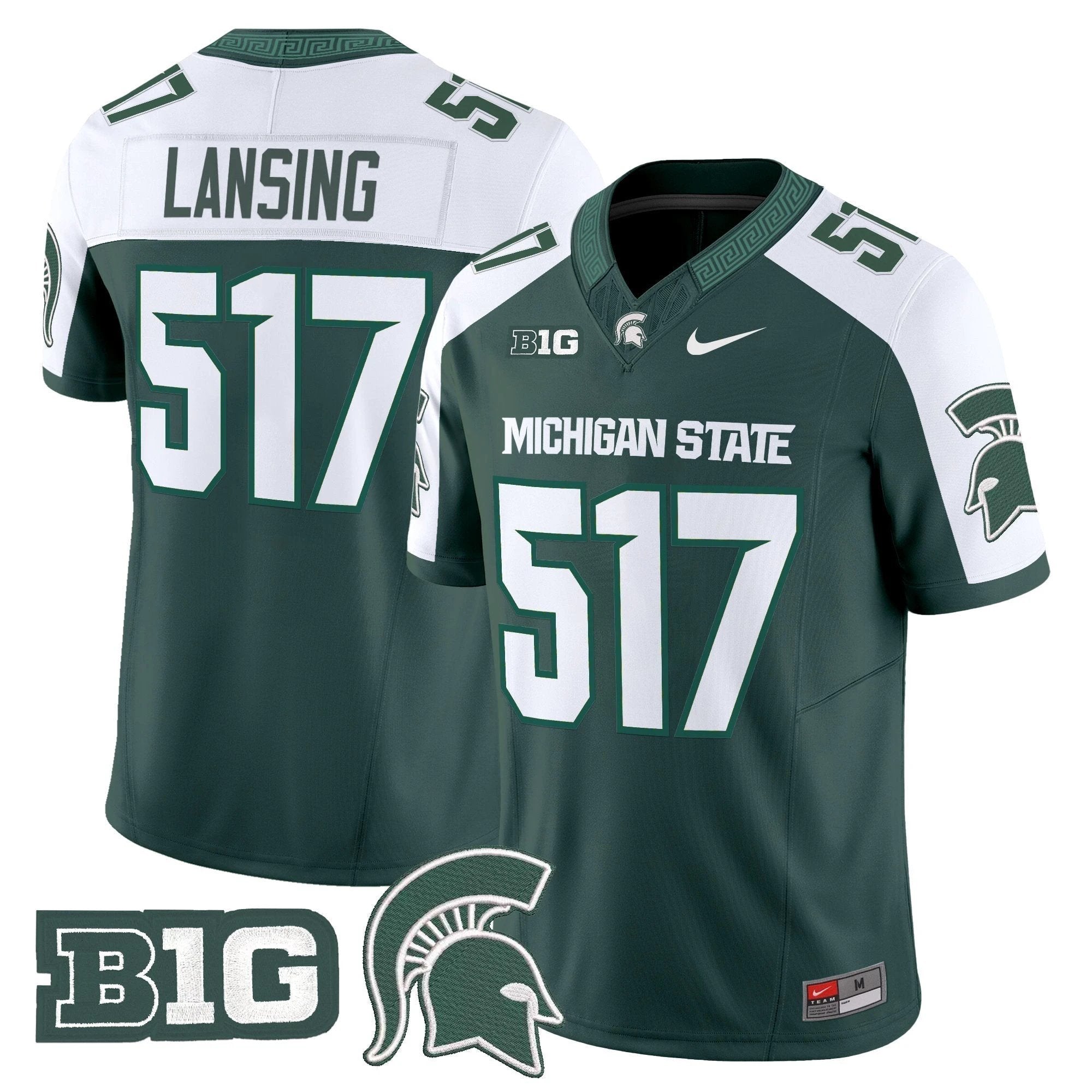 Men's Michigan State Spartans 2025 Vapor Limited Jersey - All Stitched by NCAA Football Sunday Nov 2