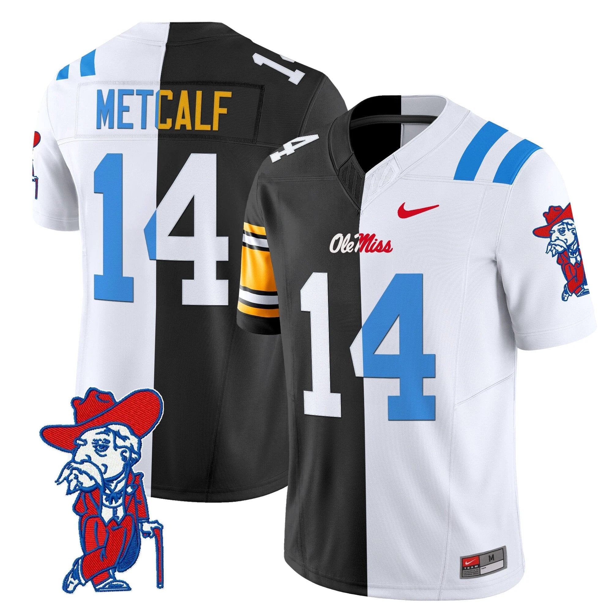 Ole Miss Rebels Split Vapor Limited Jersey - All Stitched by bustlight