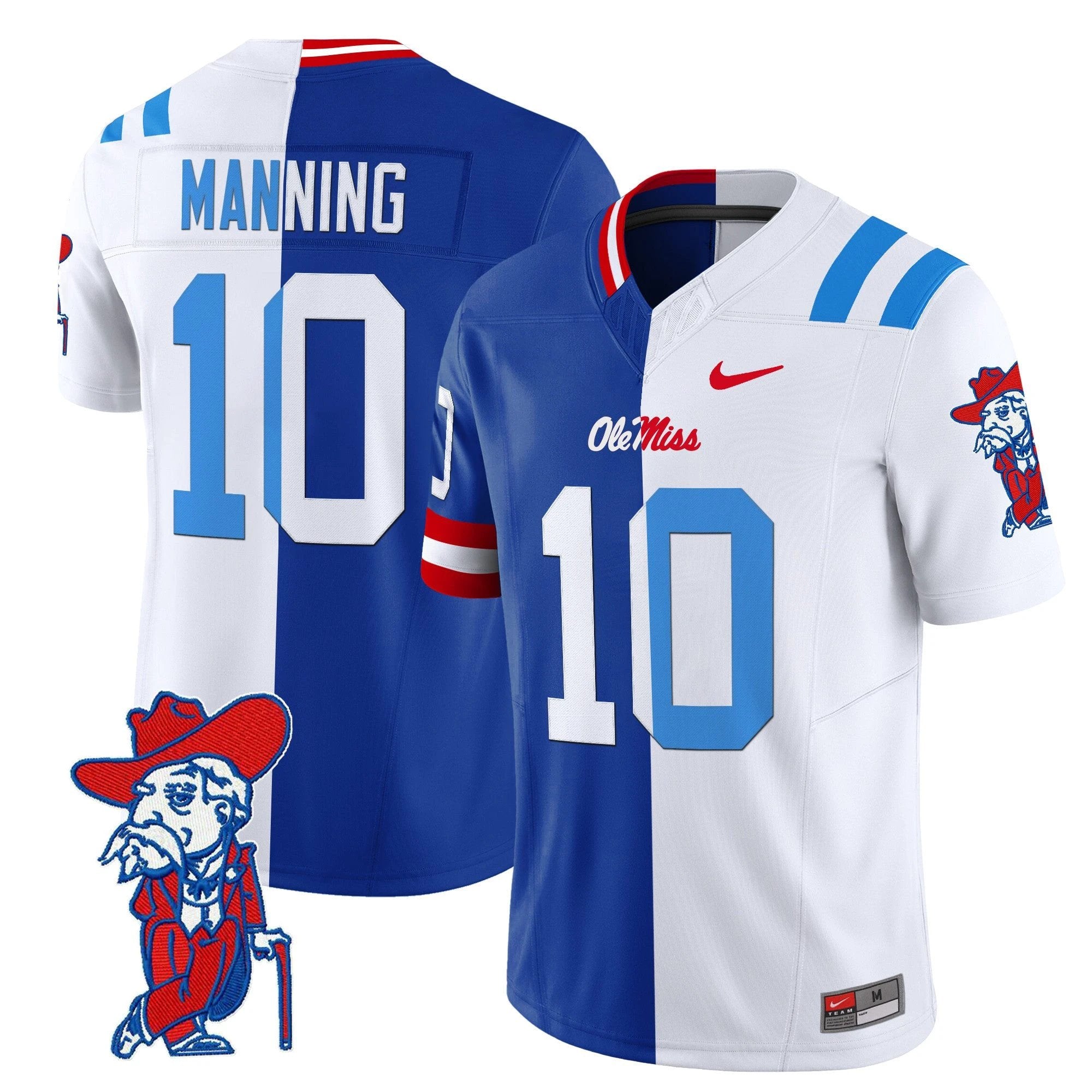 Ole Miss Rebels Split Vapor Limited Jersey - All Stitched by bustlight