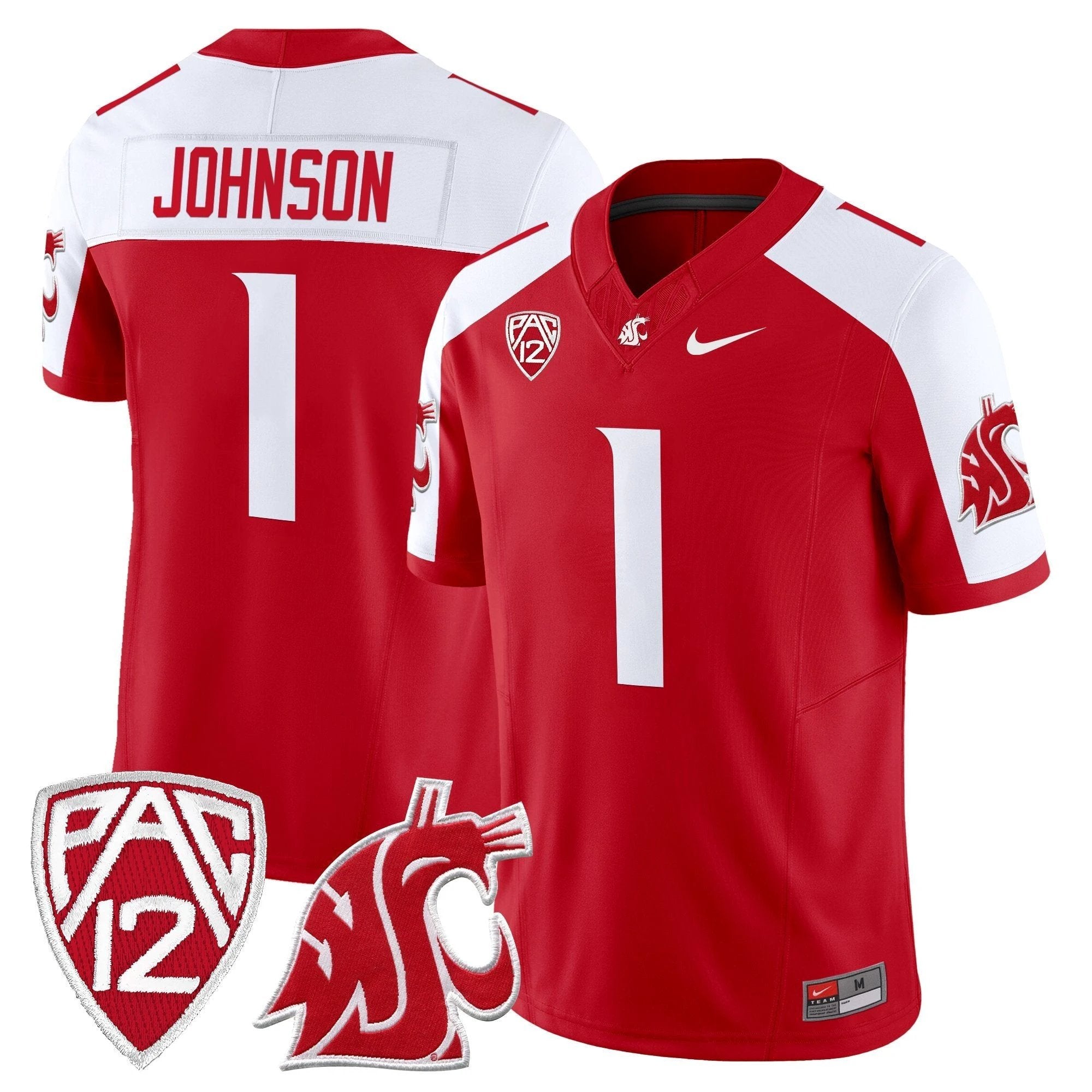 Washington State Cougars 2025 Vapor Limited Jersey - All Stitched by Washington State Cougars