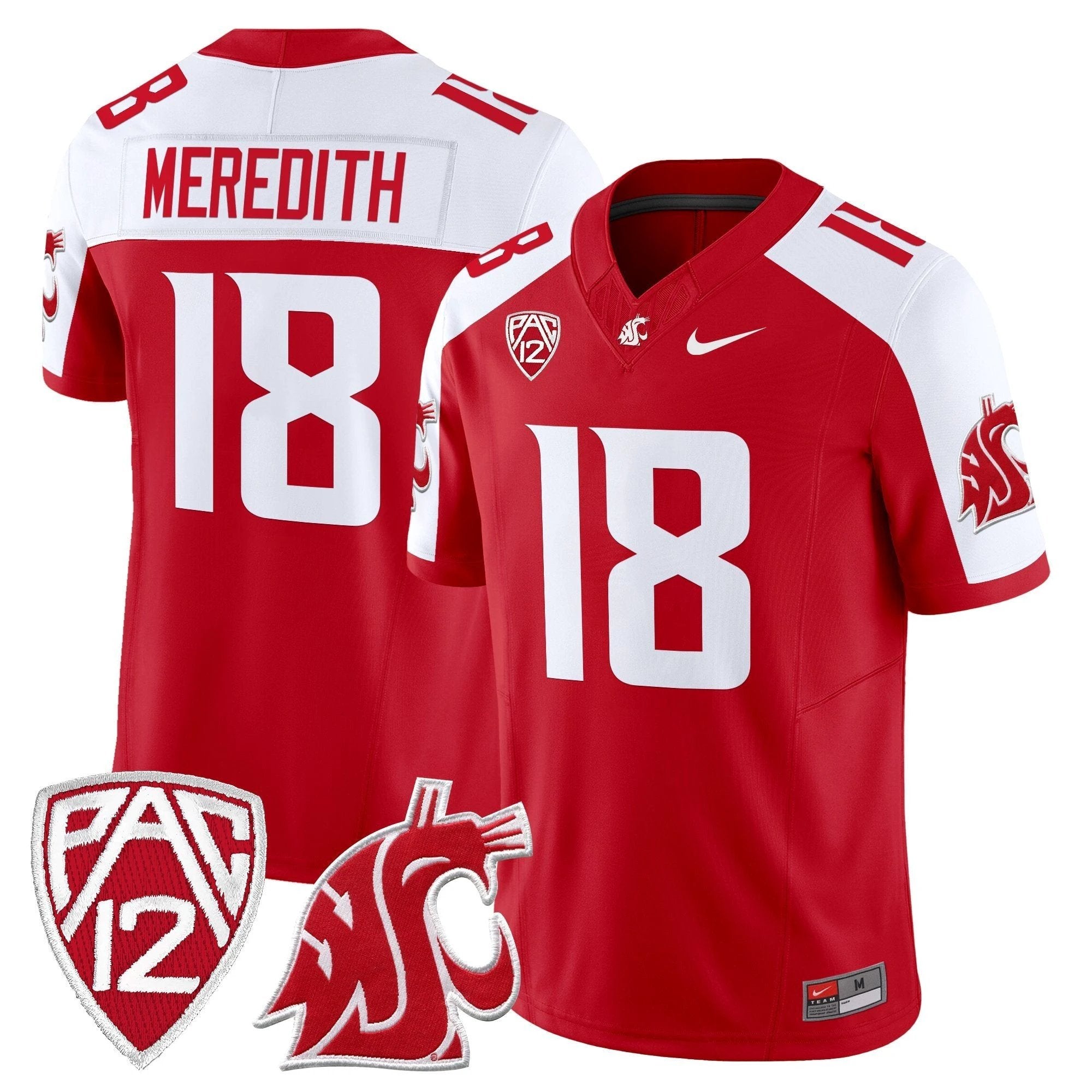 Washington State Cougars 2025 Vapor Limited Jersey - All Stitched by Washington State Cougars
